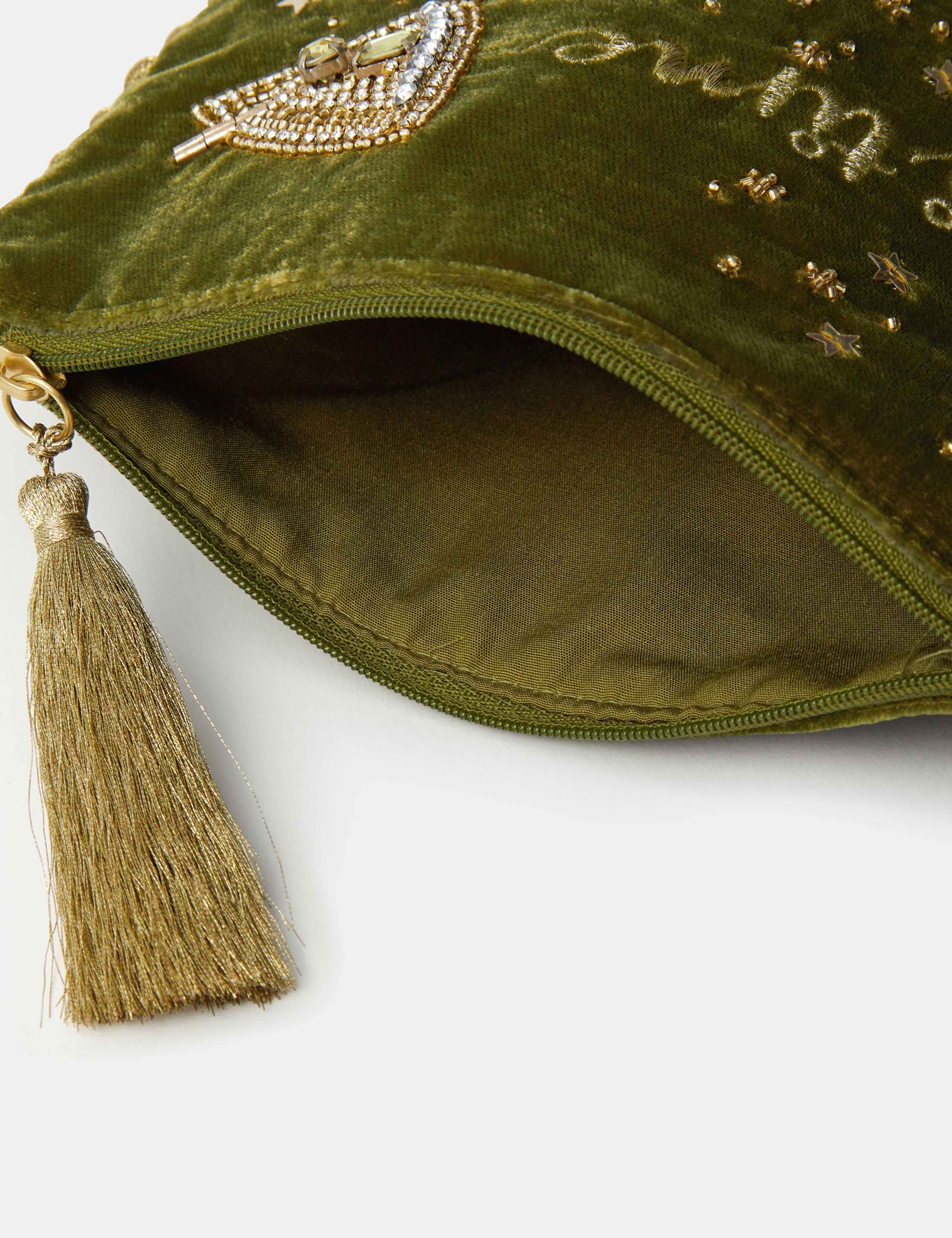 Embellished Martini Velvet Pouch 3 of 4