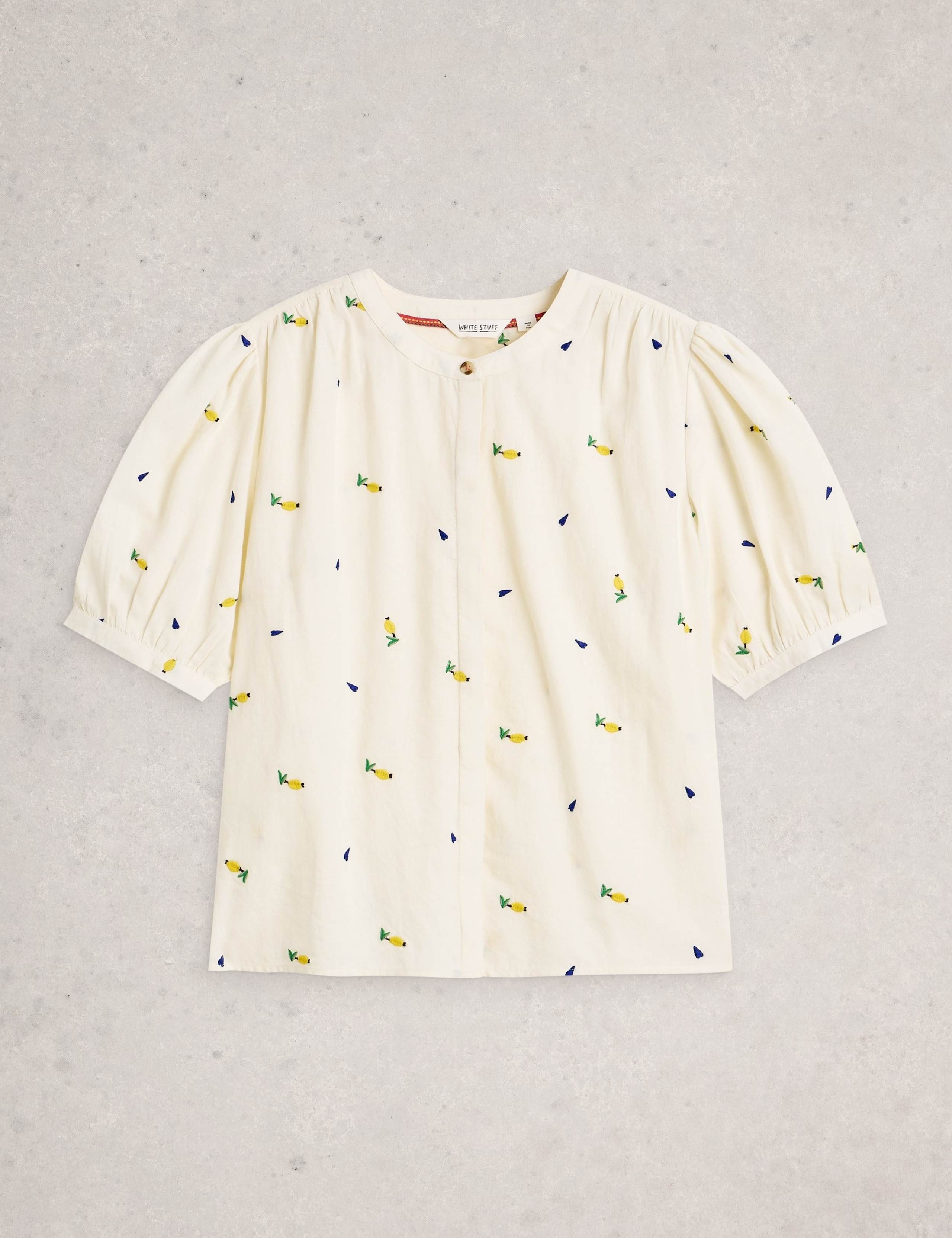 Pure Cotton Embroidered Top 2 of 6