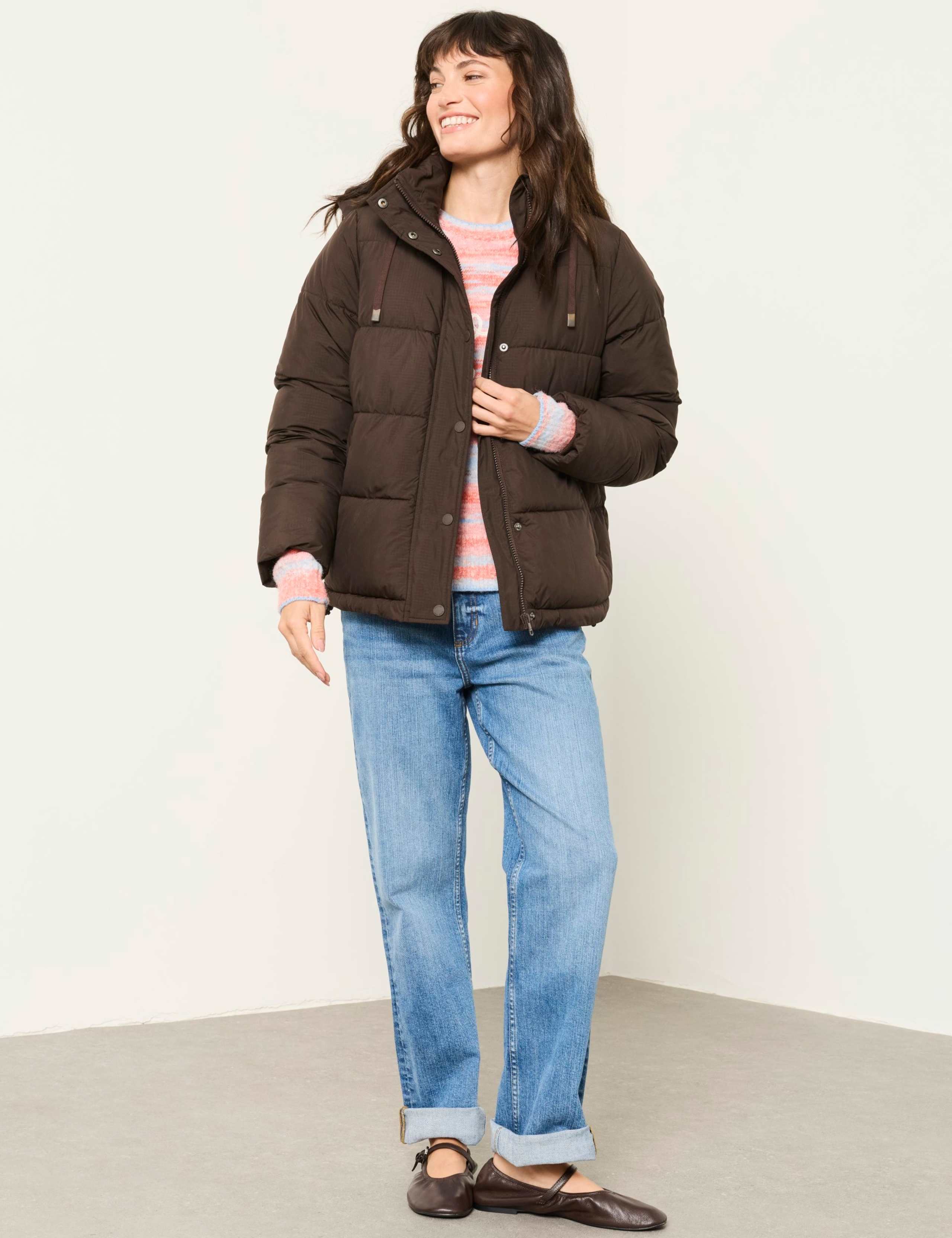 Cropped Puffer Coat 3 of 6