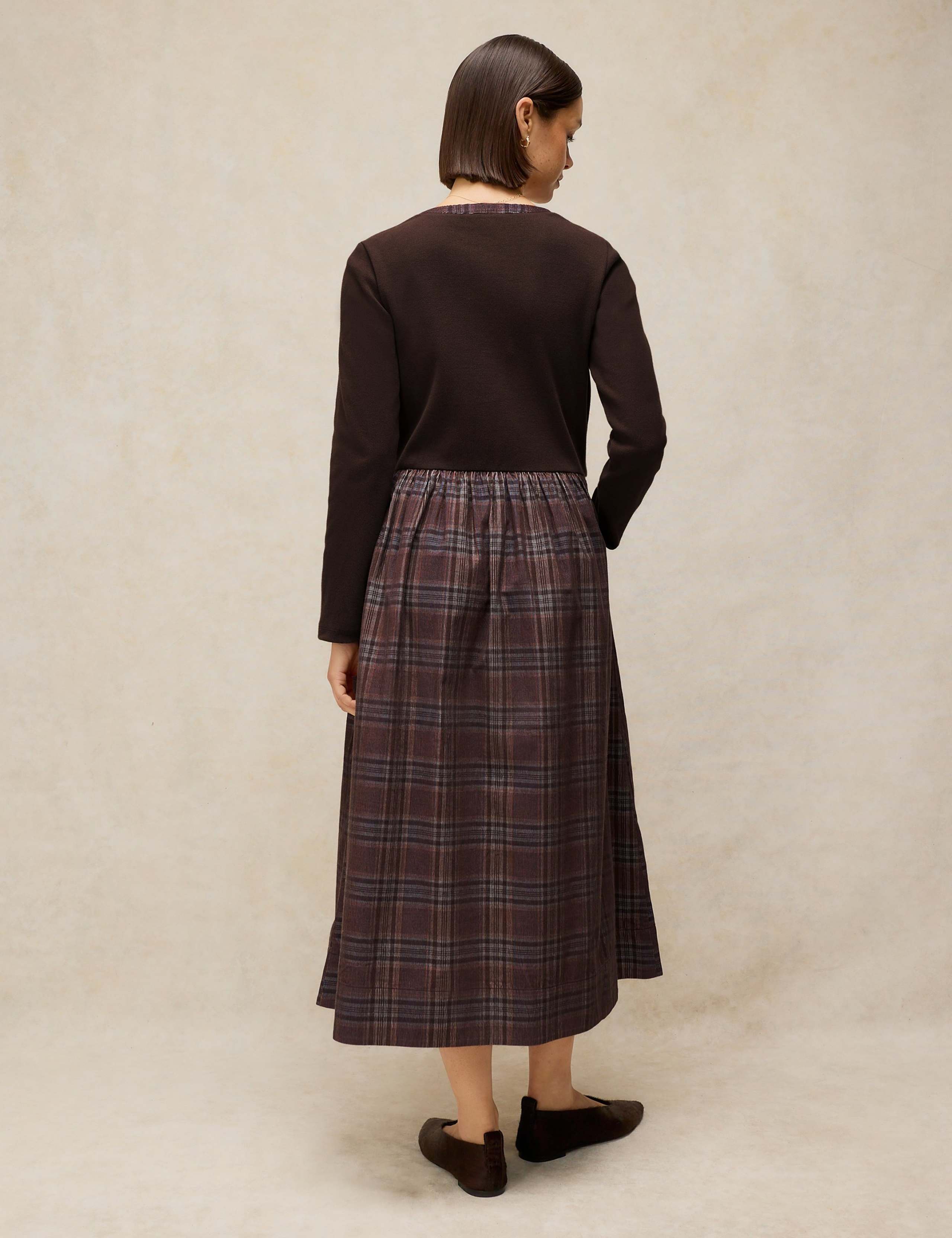 Jersey Collared Neck Midi Tea Dress 3 of 6