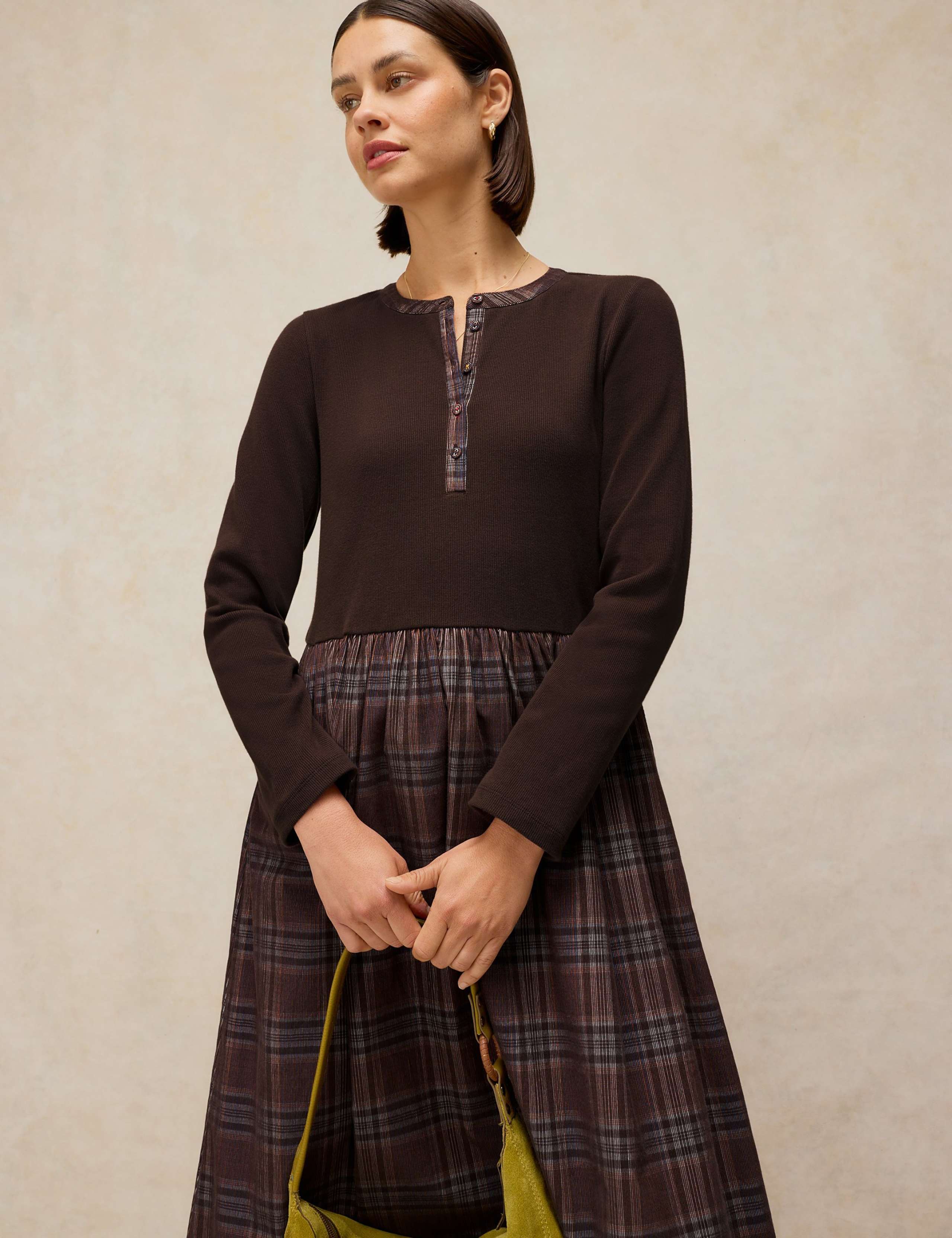 Jersey Collared Neck Midi Tea Dress 5 of 6