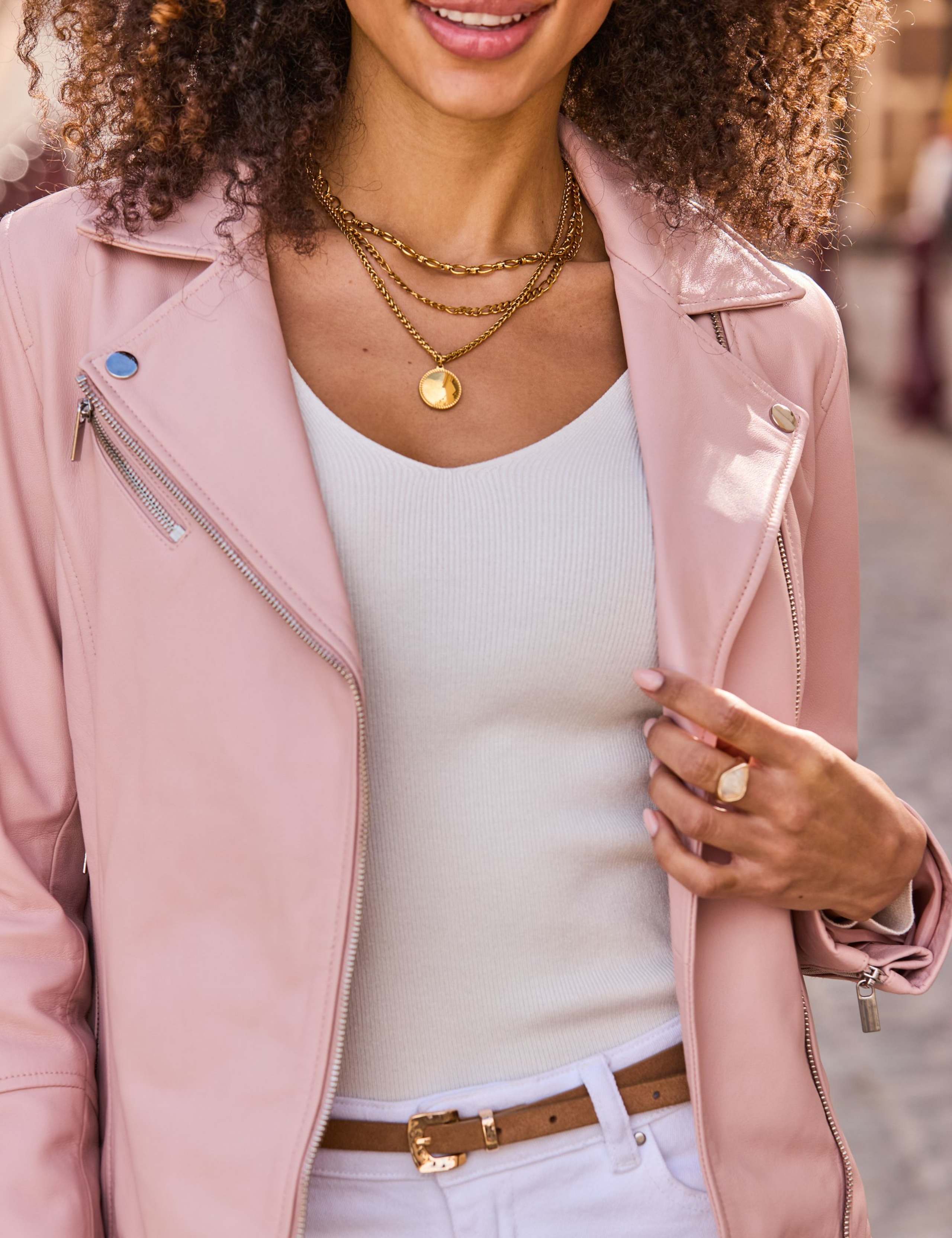 Leather Biker Jacket 5 of 5