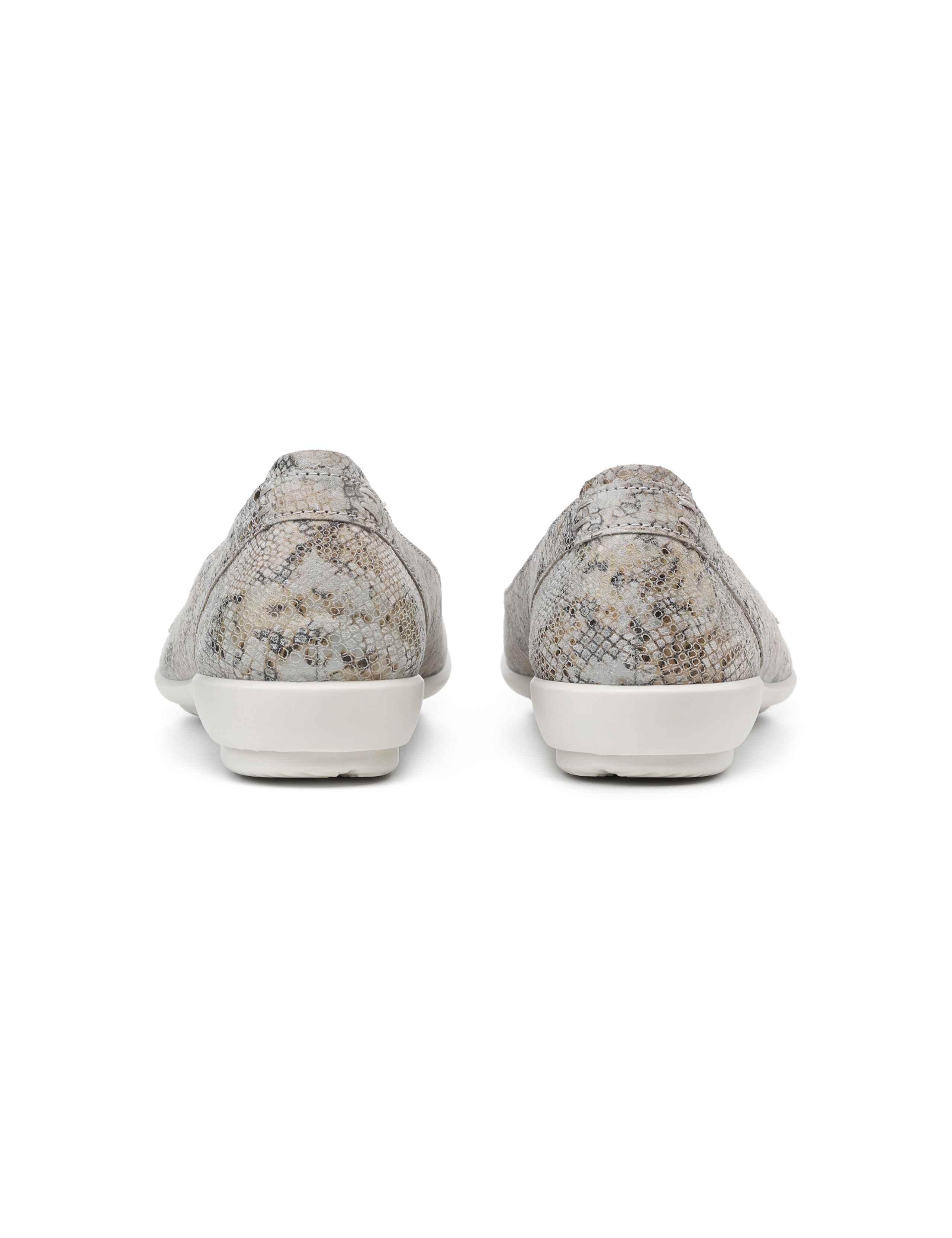 Robyn Leather Animal Print Ballet Pumps 4 of 4