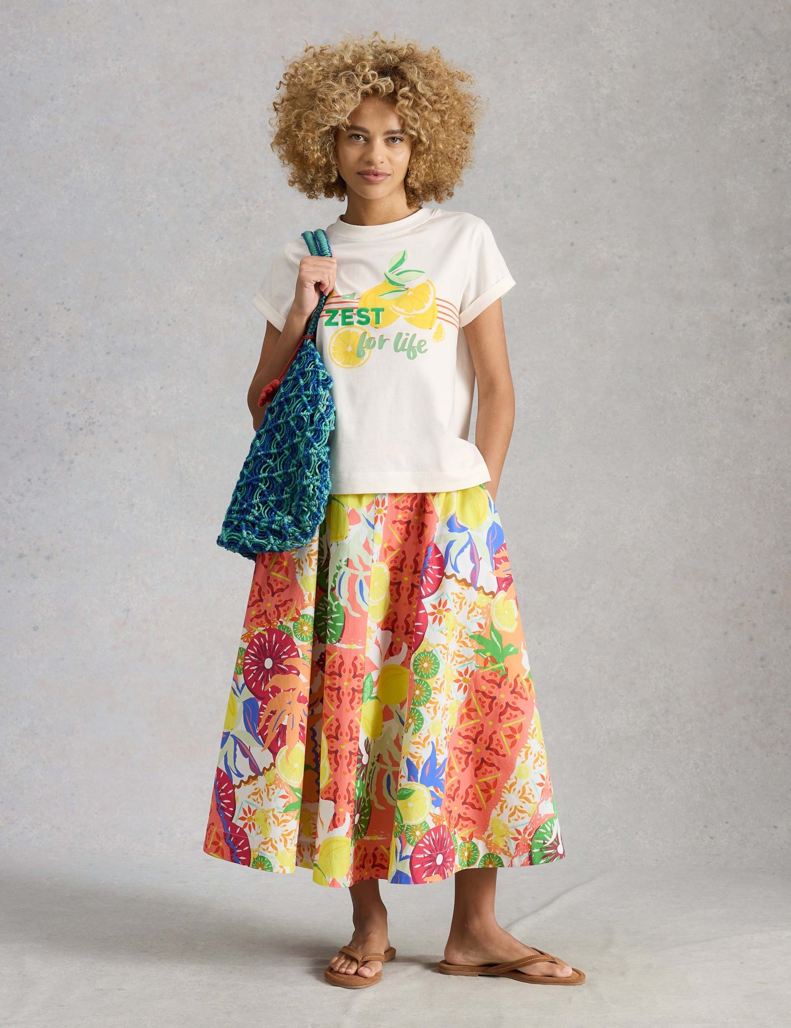 Pure Cotton Lemon Graphic T-Shirt 3 of 6