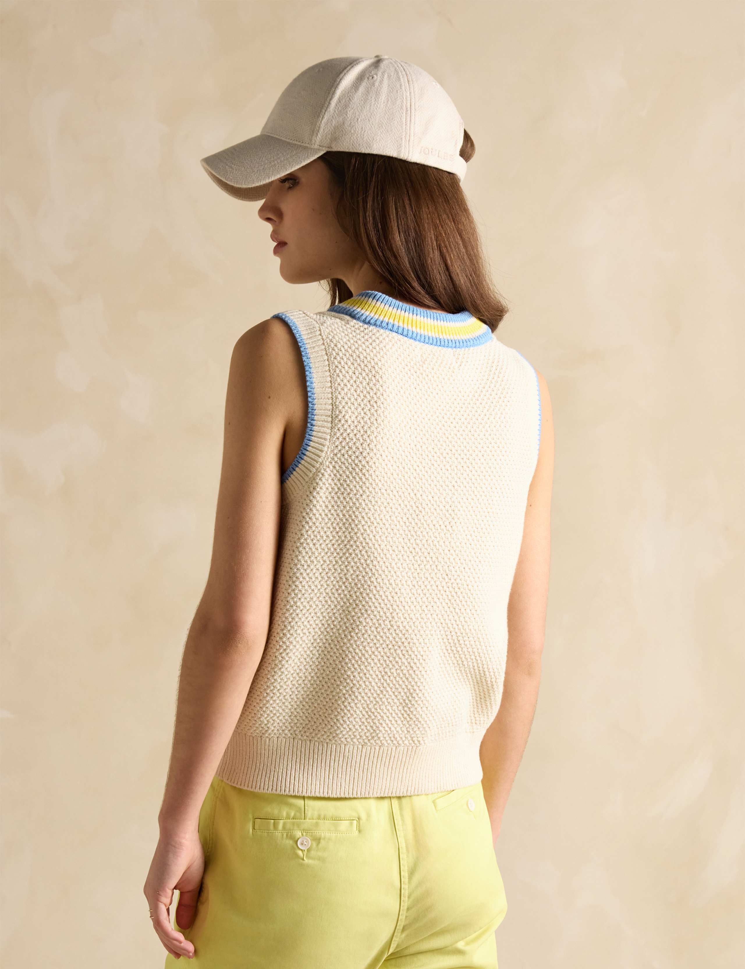 Pure Cotton Cable Knit V-Neck Knitted Vest 4 of 7