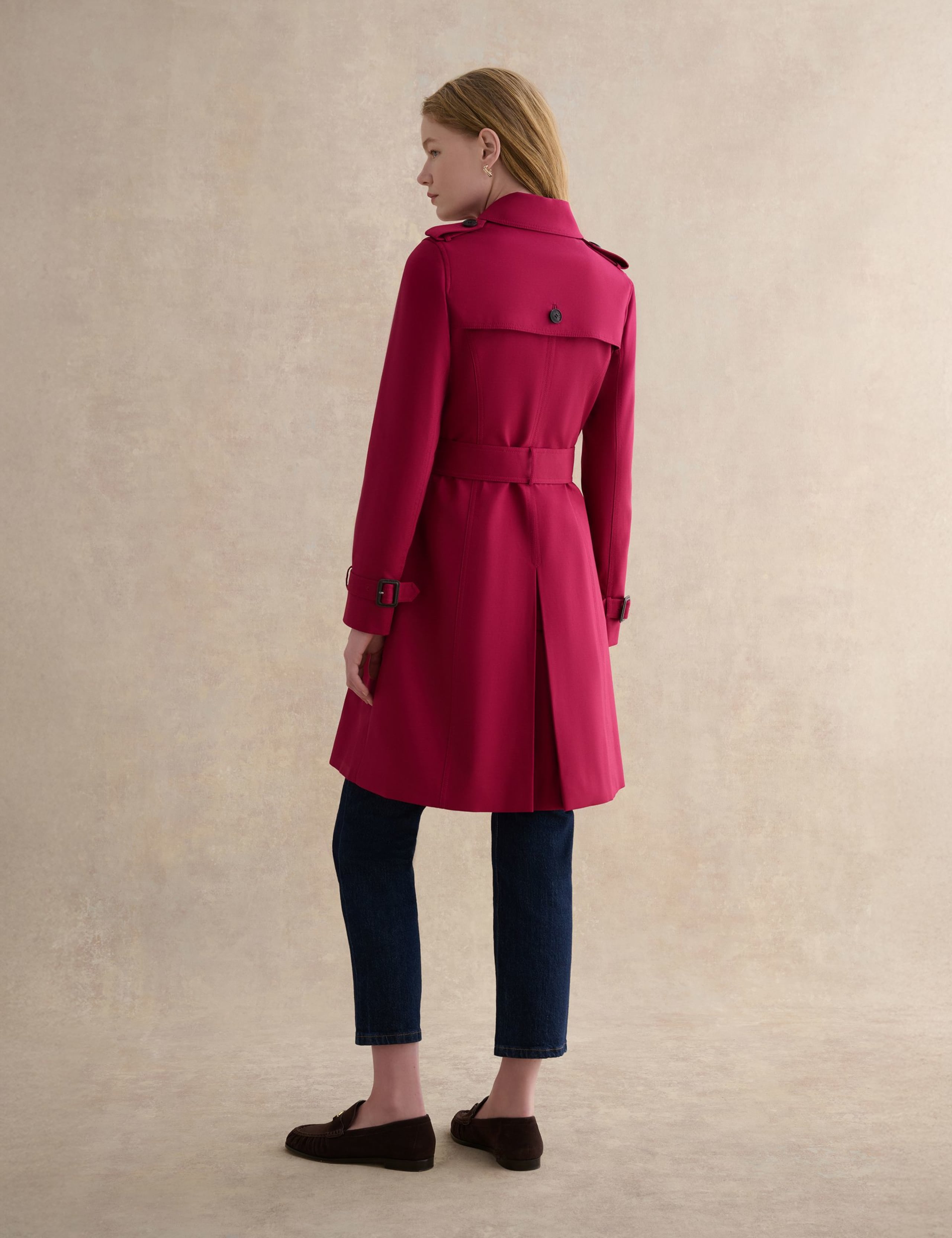 Cotton Rich Belted Longline Trench Coat 5 of 8