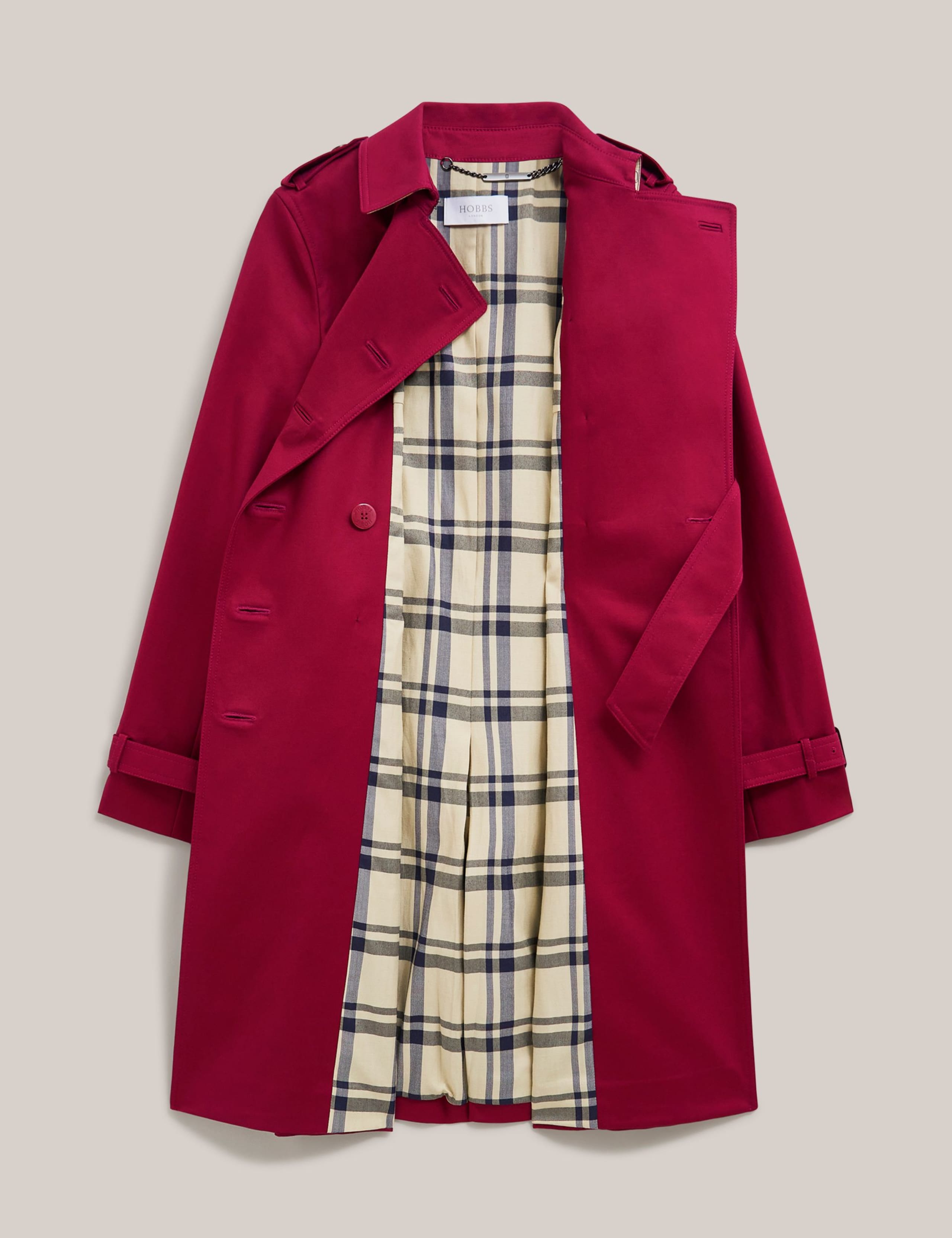 Cotton Rich Belted Longline Trench Coat 7 of 8
