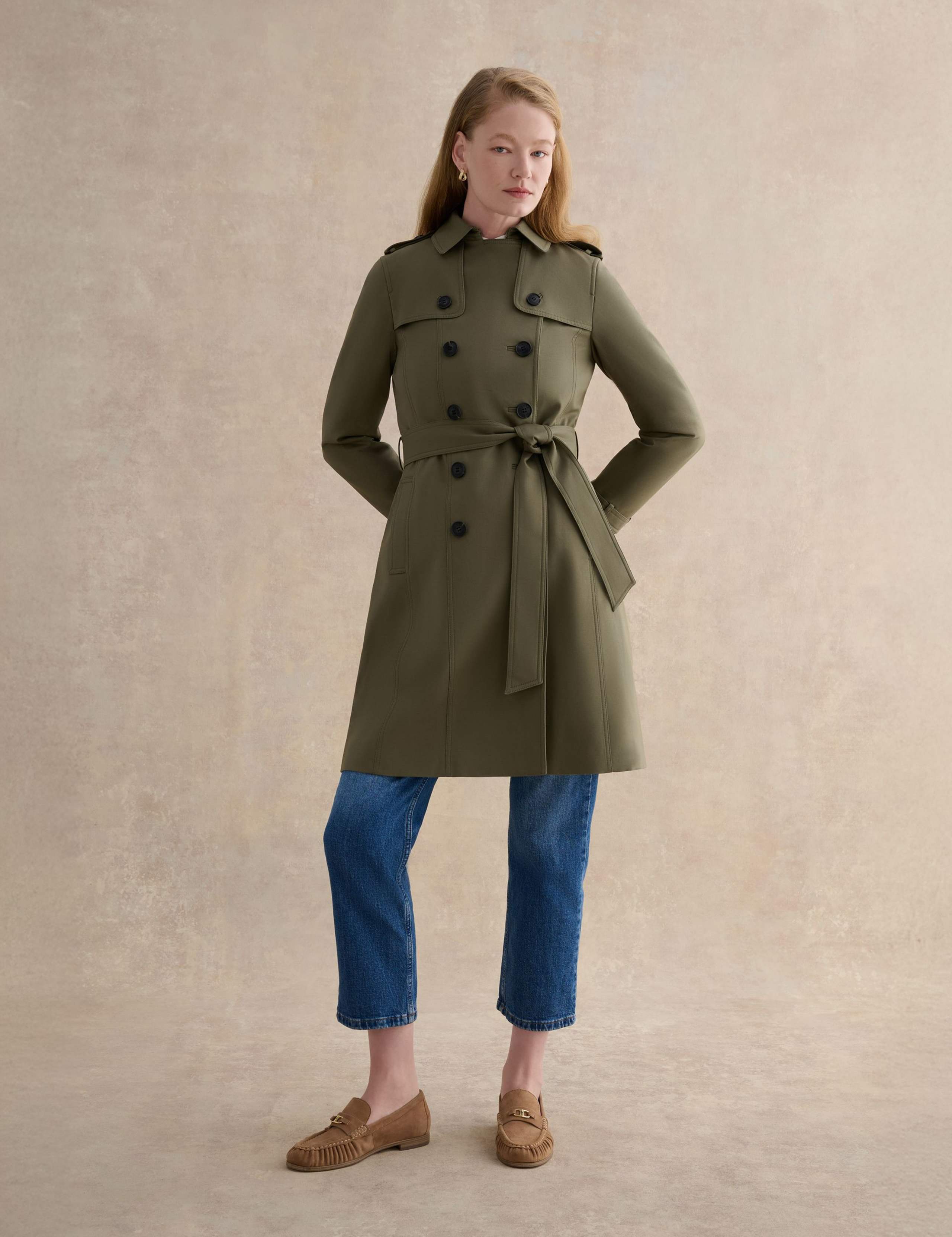 Cotton Rich Belted Longline Trench Coat 3 of 7