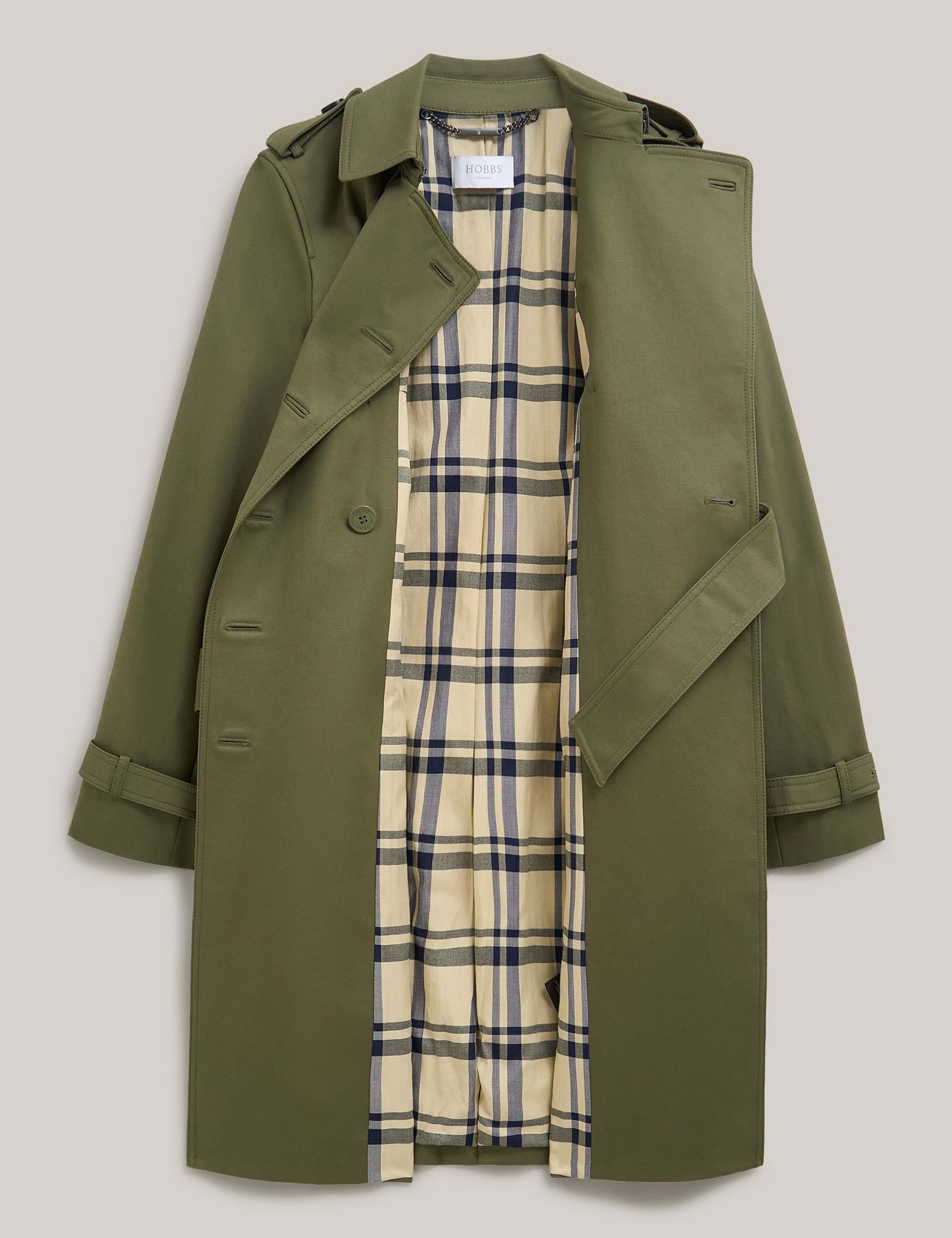 Cotton Rich Belted Longline Trench Coat 6 of 7