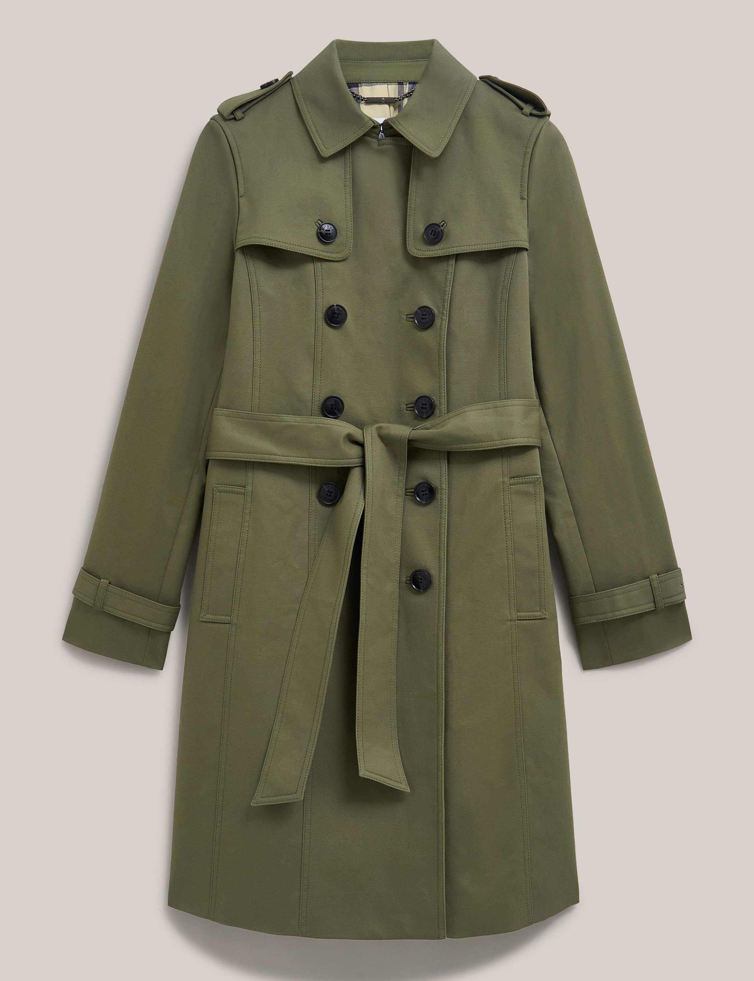 Cotton Rich Belted Longline Trench Coat 2 of 7