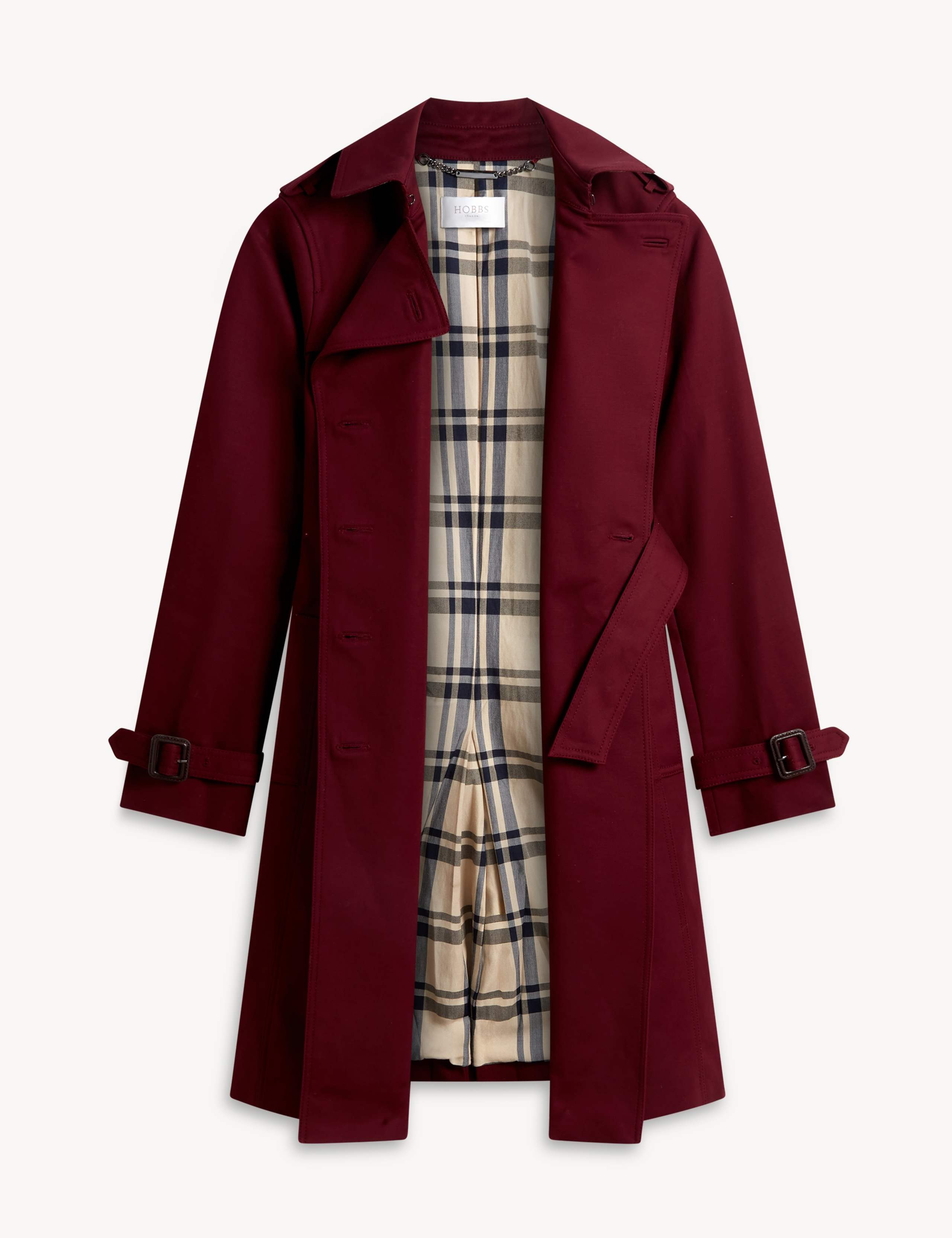 Cotton Rich Belted Longline Trench Coat 3 of 7