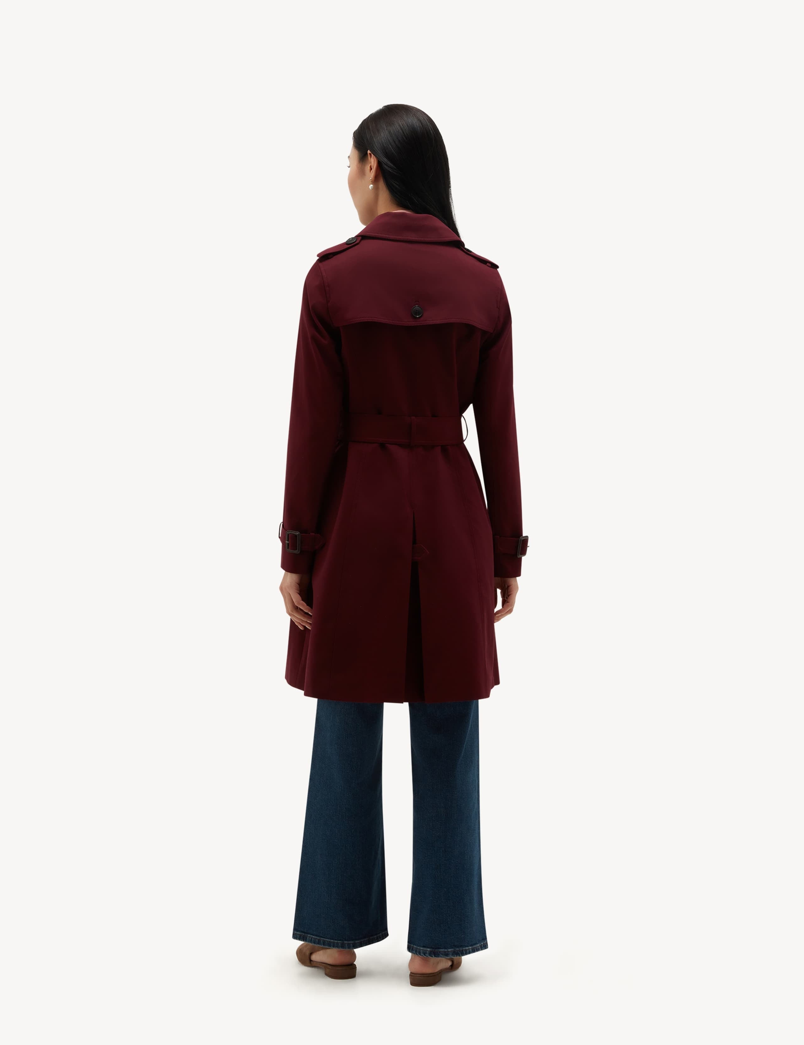 Cotton Rich Belted Longline Trench Coat 5 of 7