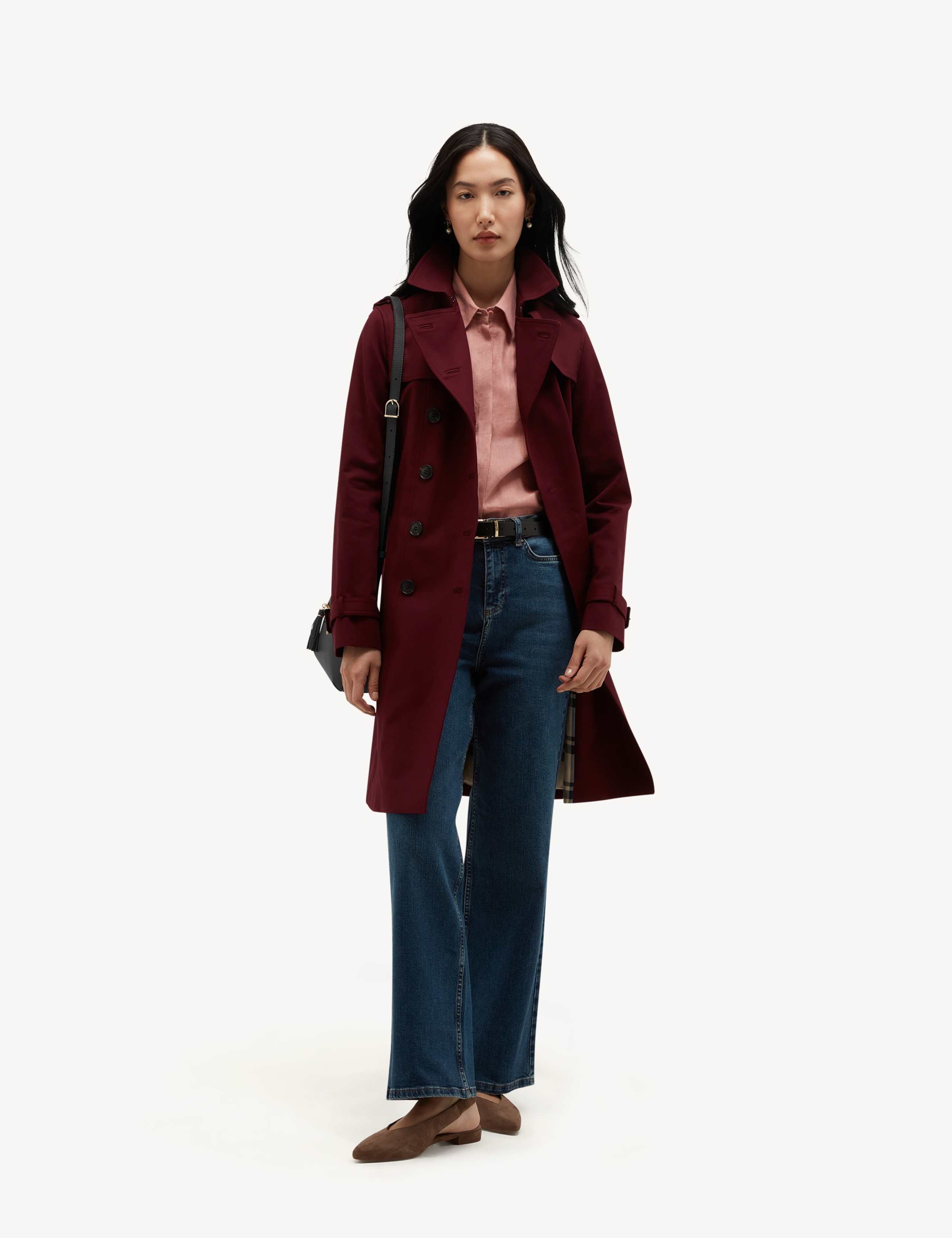 Cotton Rich Belted Longline Trench Coat 6 of 7
