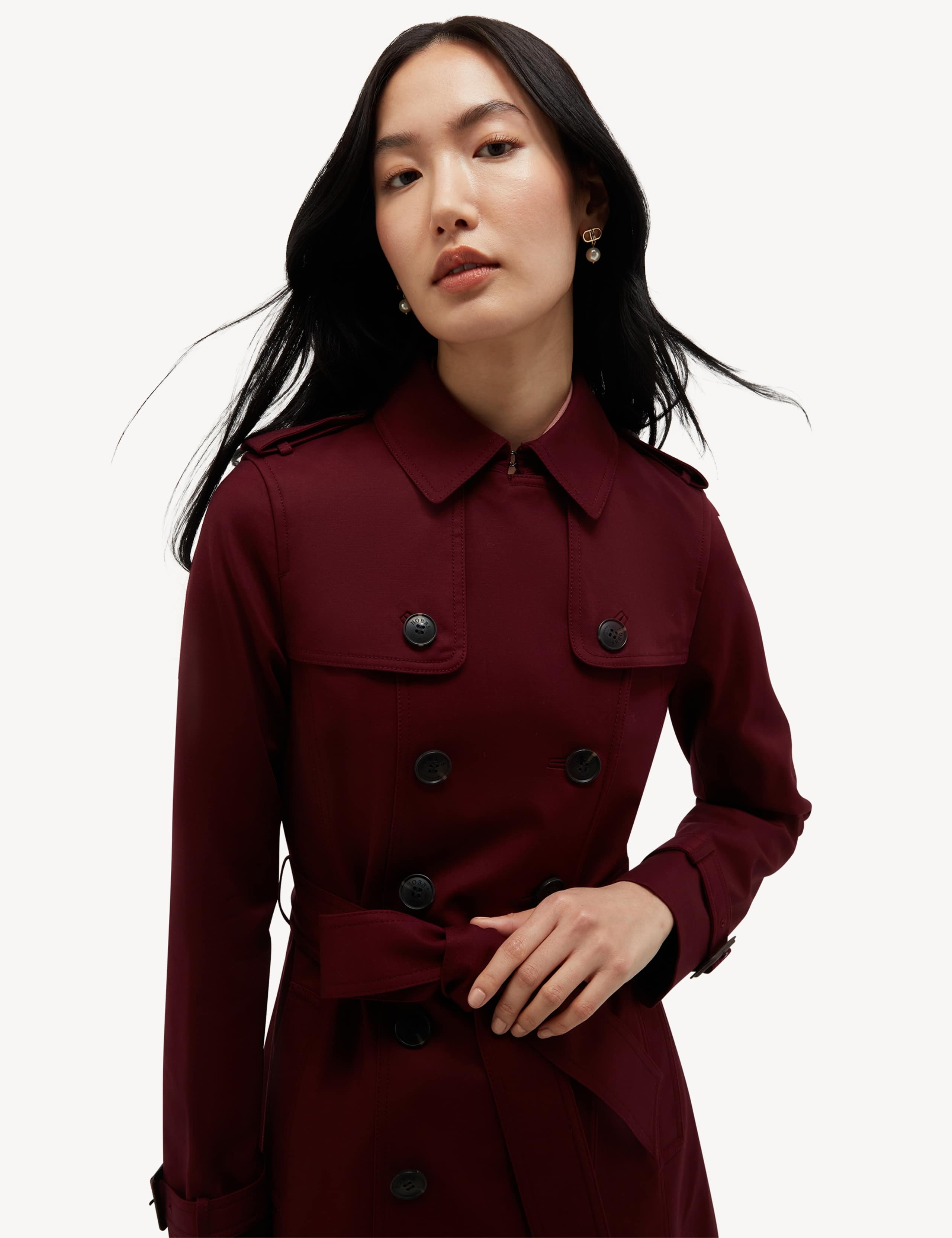 Cotton Rich Belted Longline Trench Coat 7 of 7