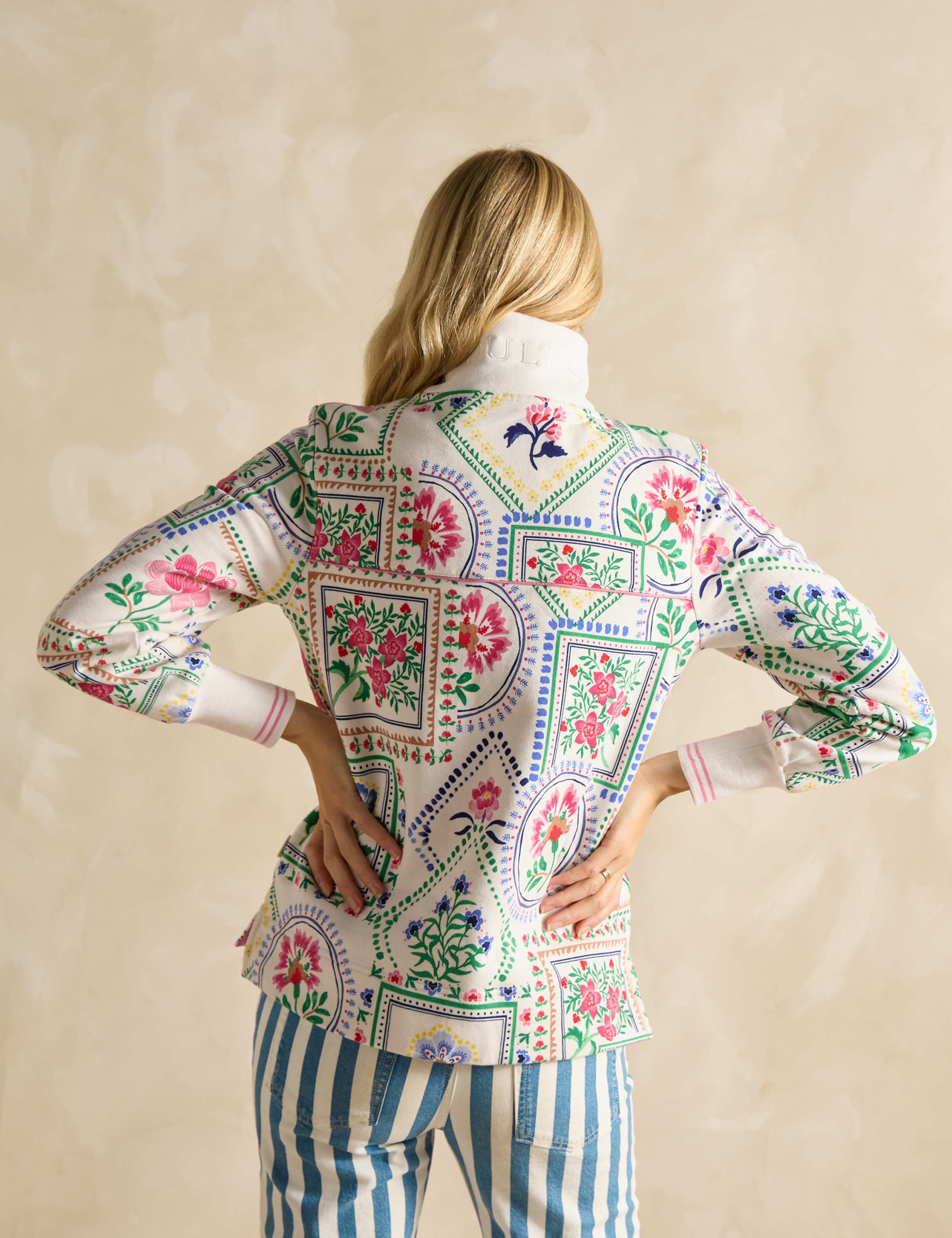 Pure Cotton Floral Sweatshirt 4 of 7