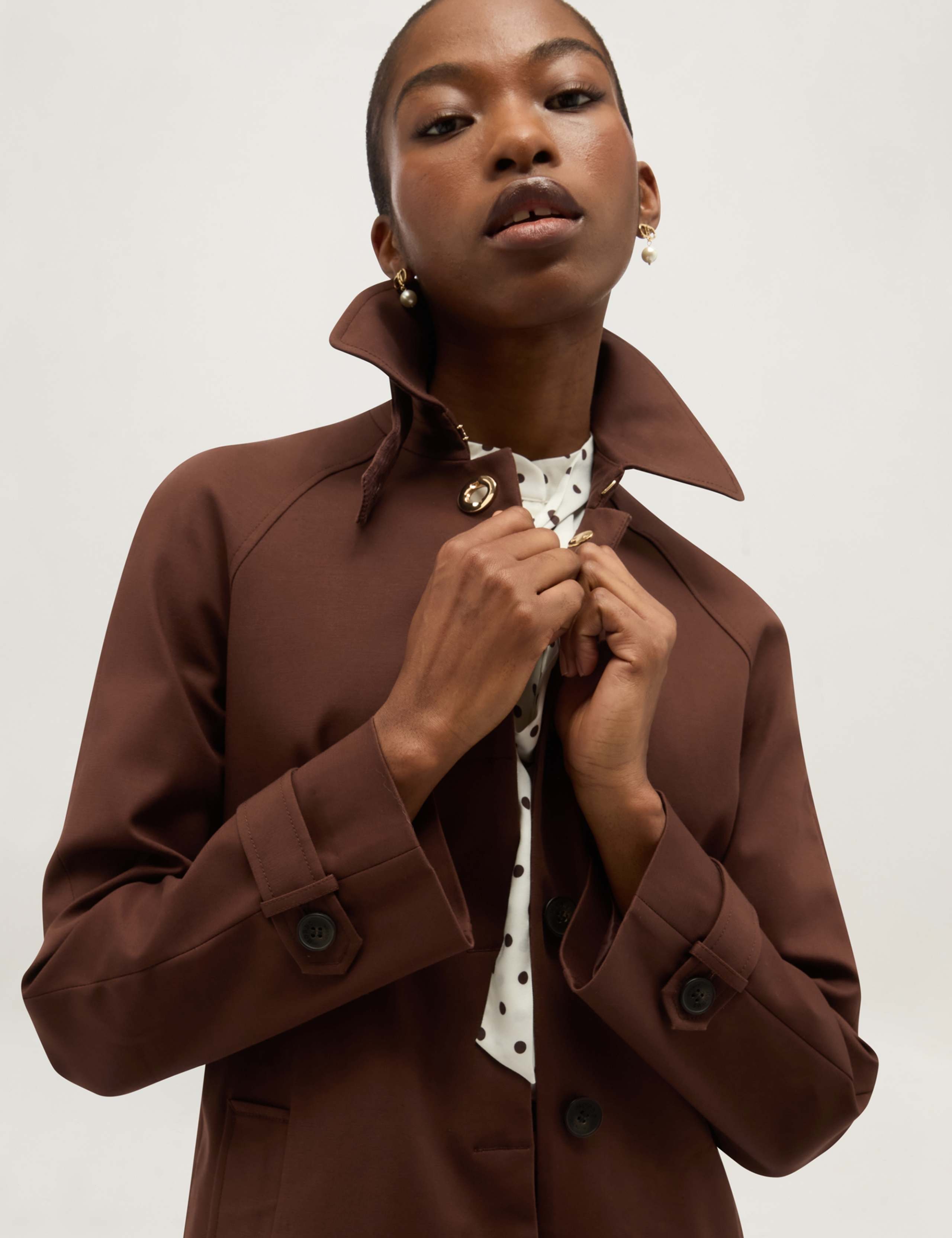 Cotton Rich Showerproof Trench Coat 4 of 6