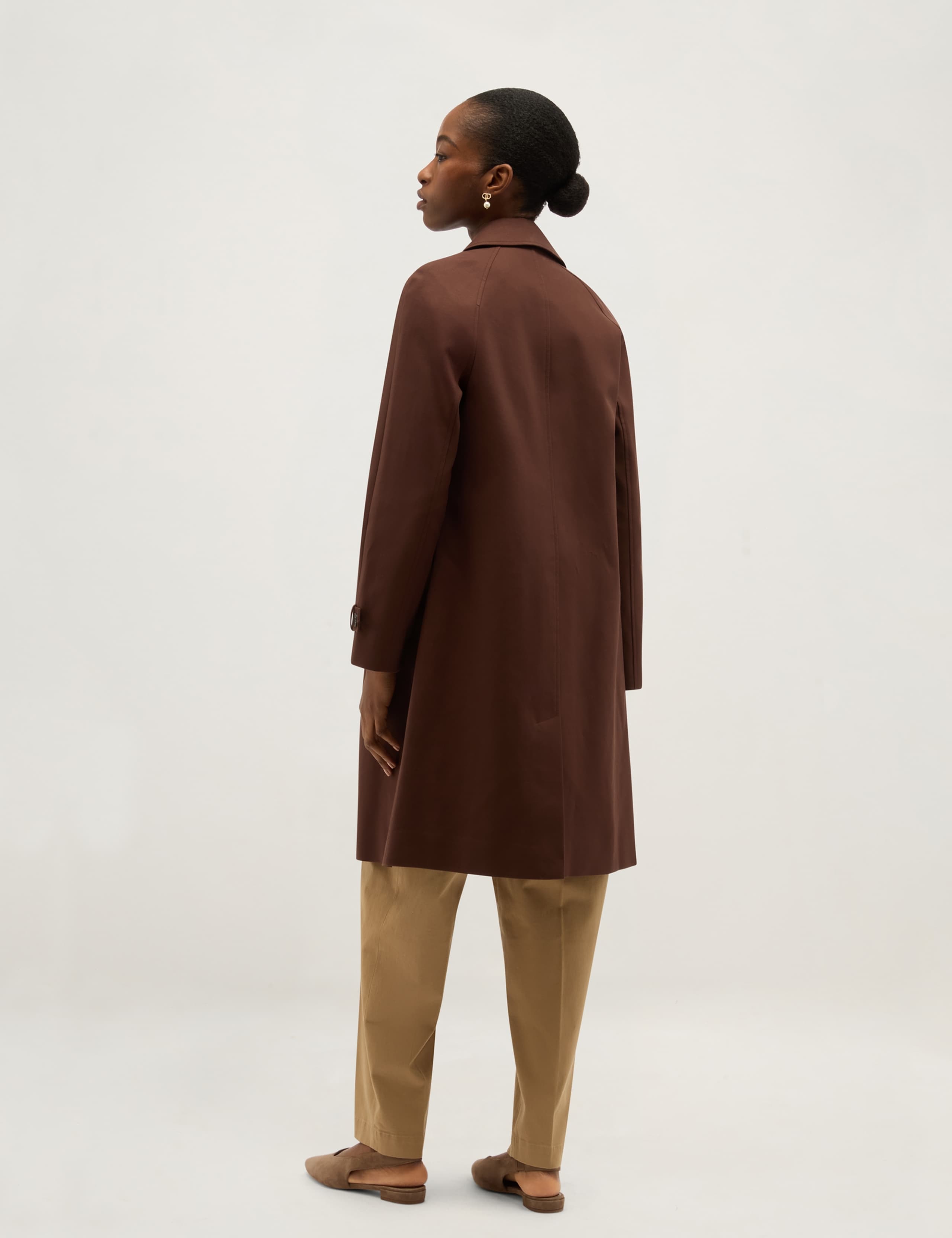 Cotton Rich Showerproof Trench Coat 5 of 6