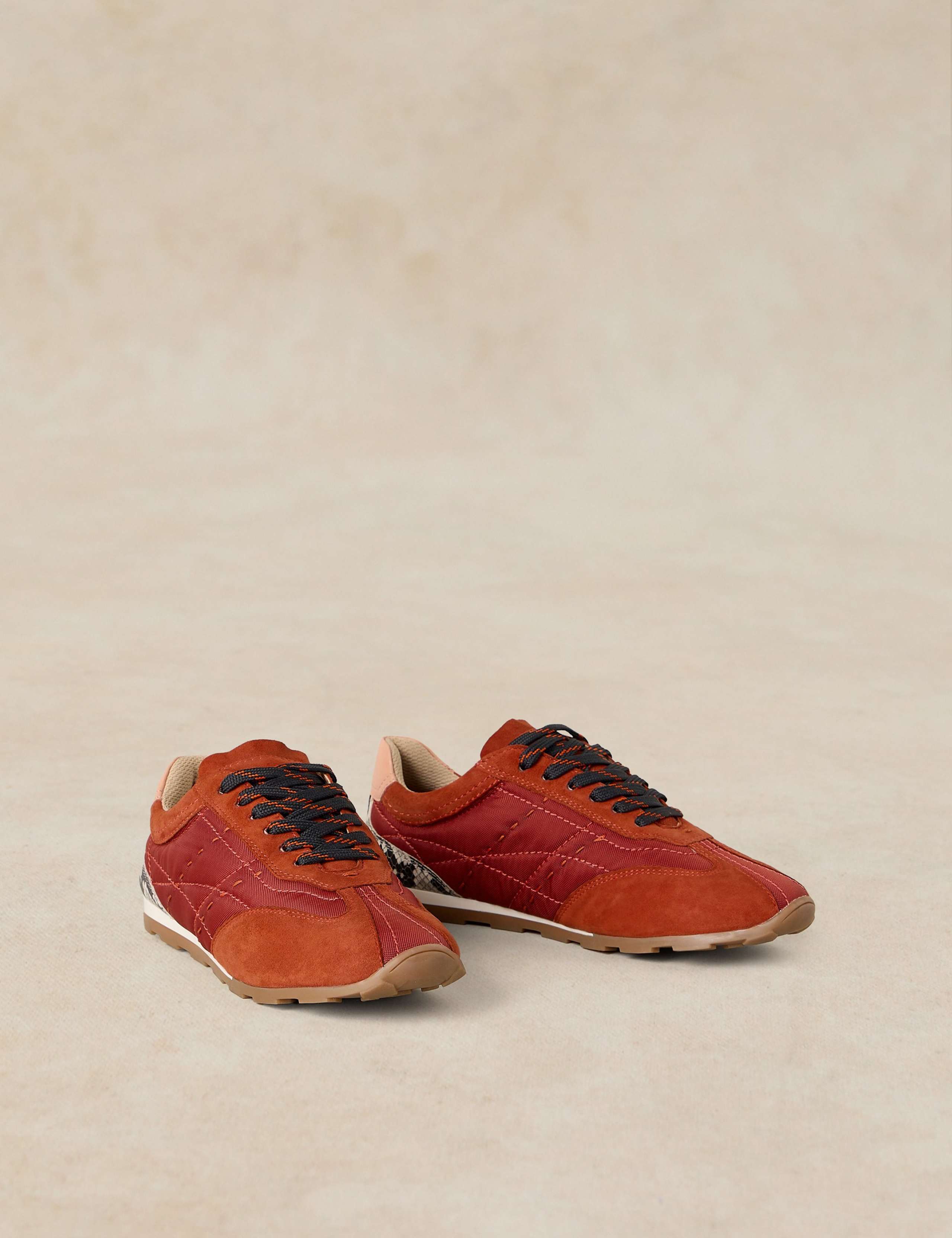 Leather Lace Up Trainers 2 of 4