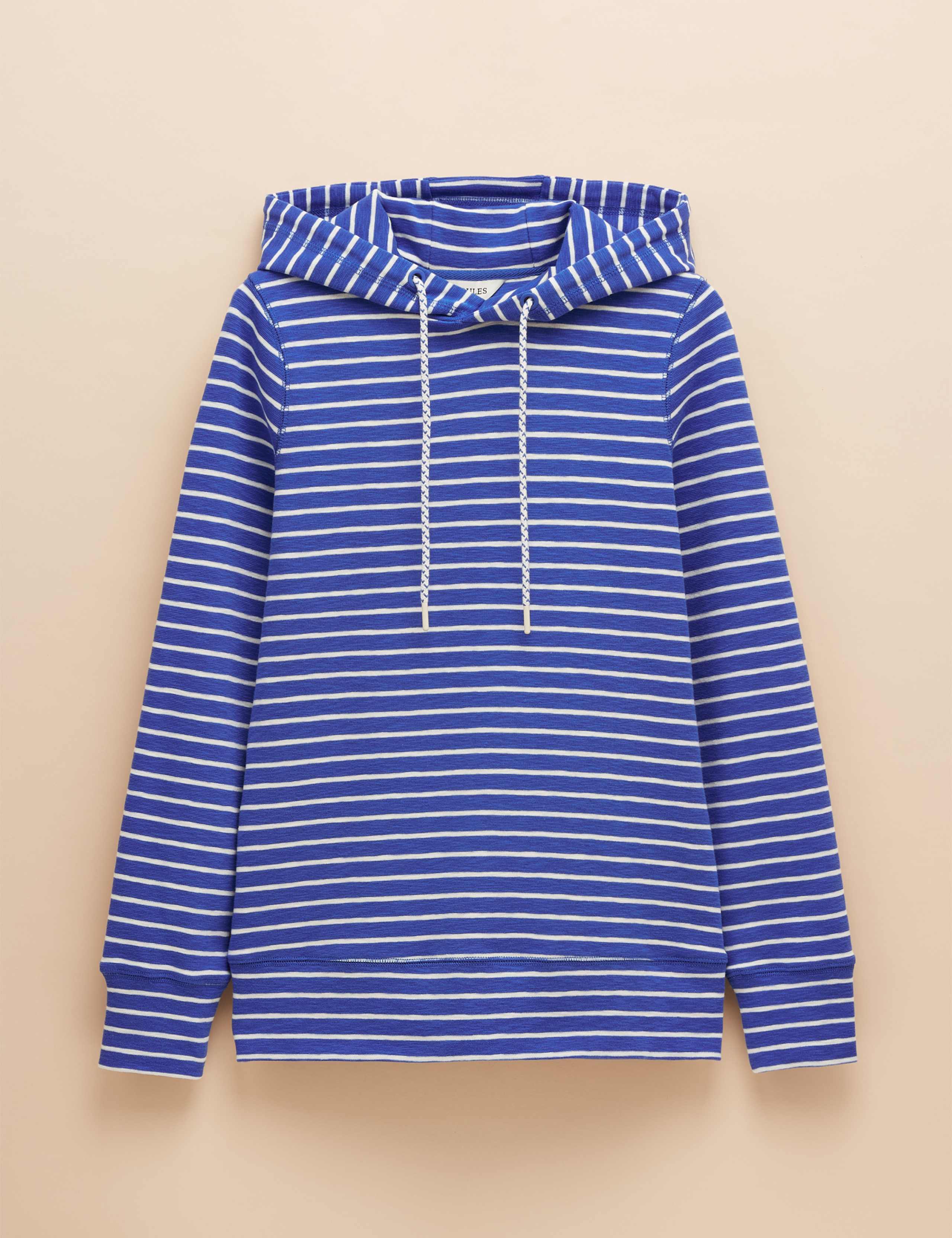 Cotton Rich Striped Hoodie 2 of 6