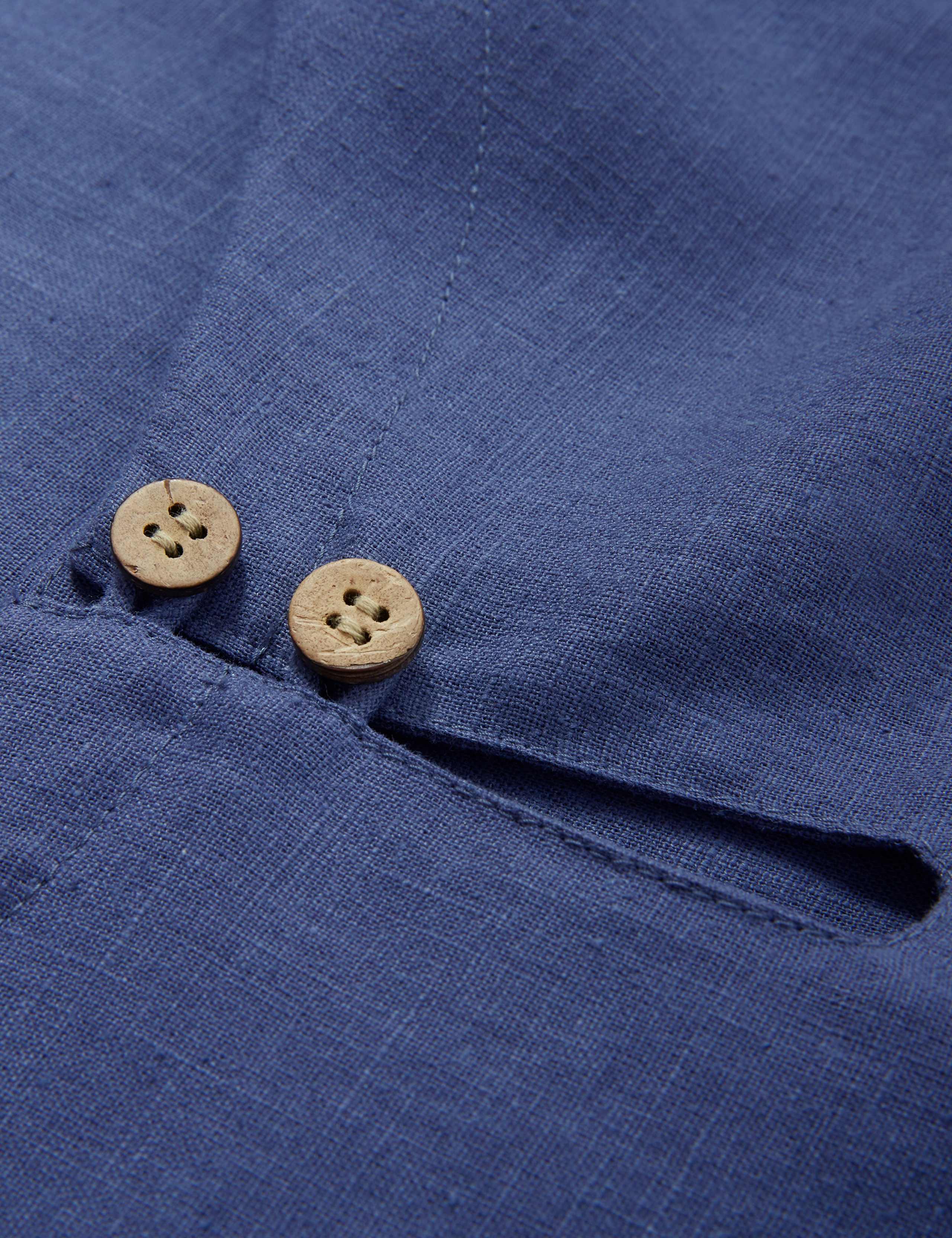 Pure Linen Midi Smock Dress 5 of 6