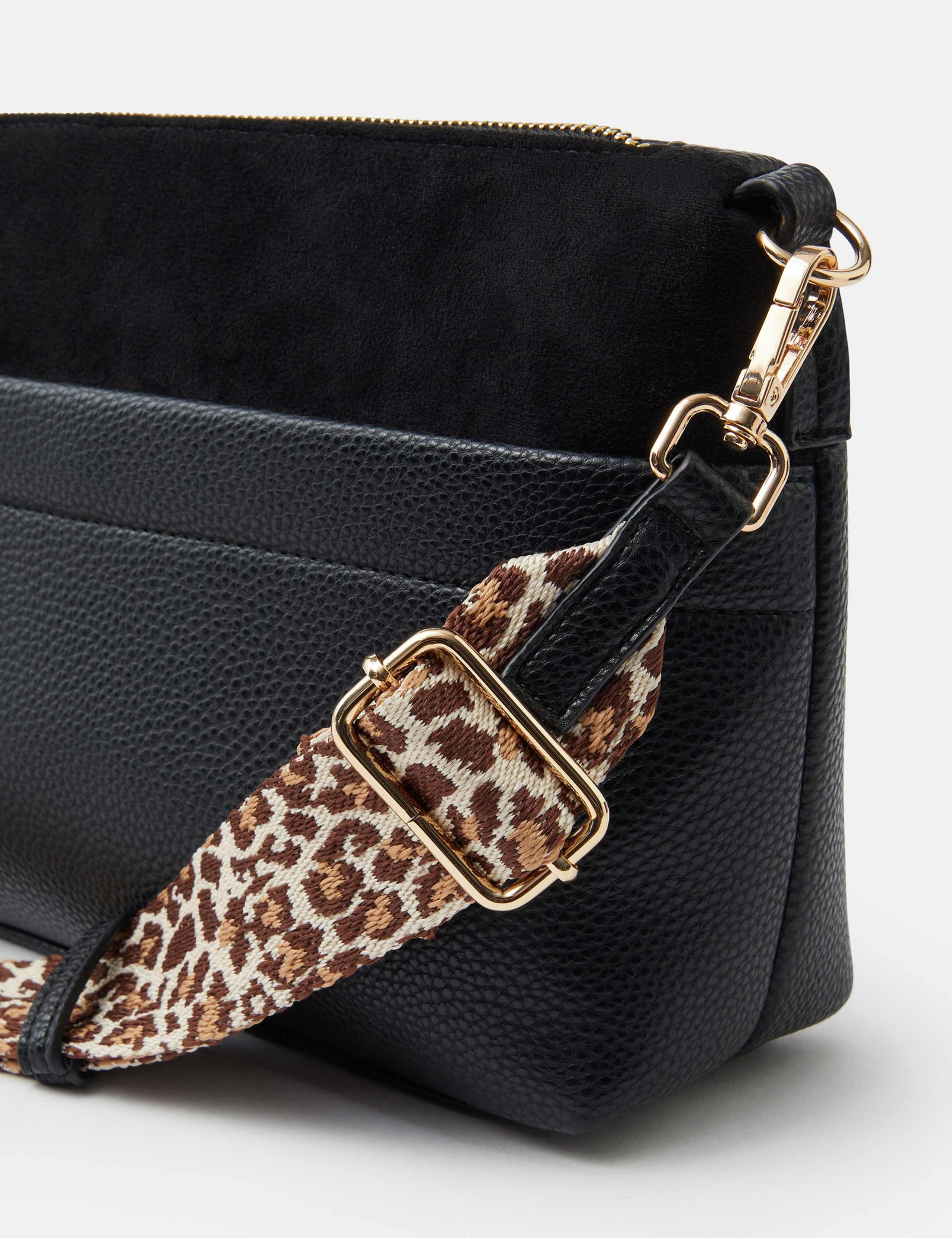 Leopard Print Crossbody Bag 4 of 5