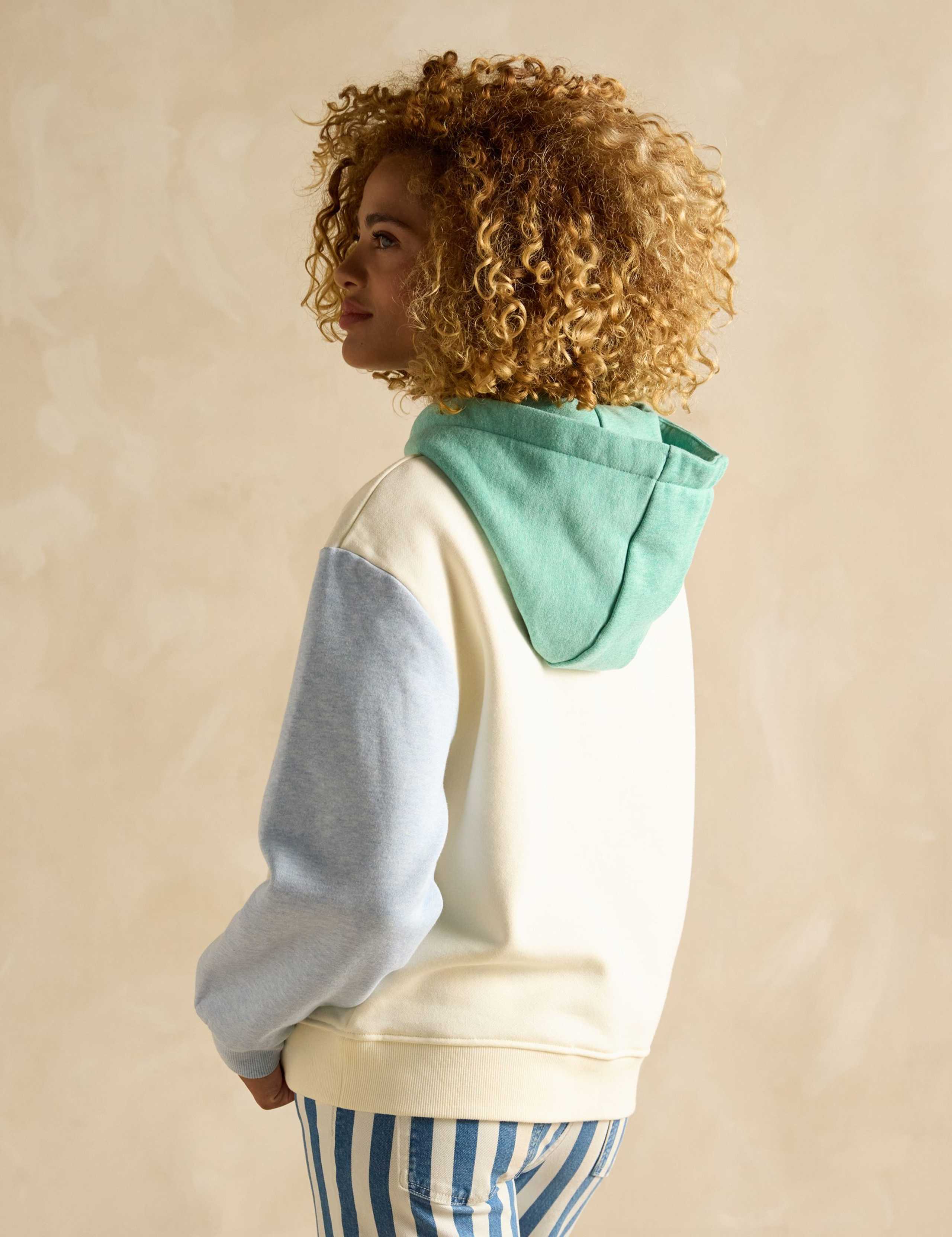 Cotton Rich Colour Block Hoodie 3 of 5