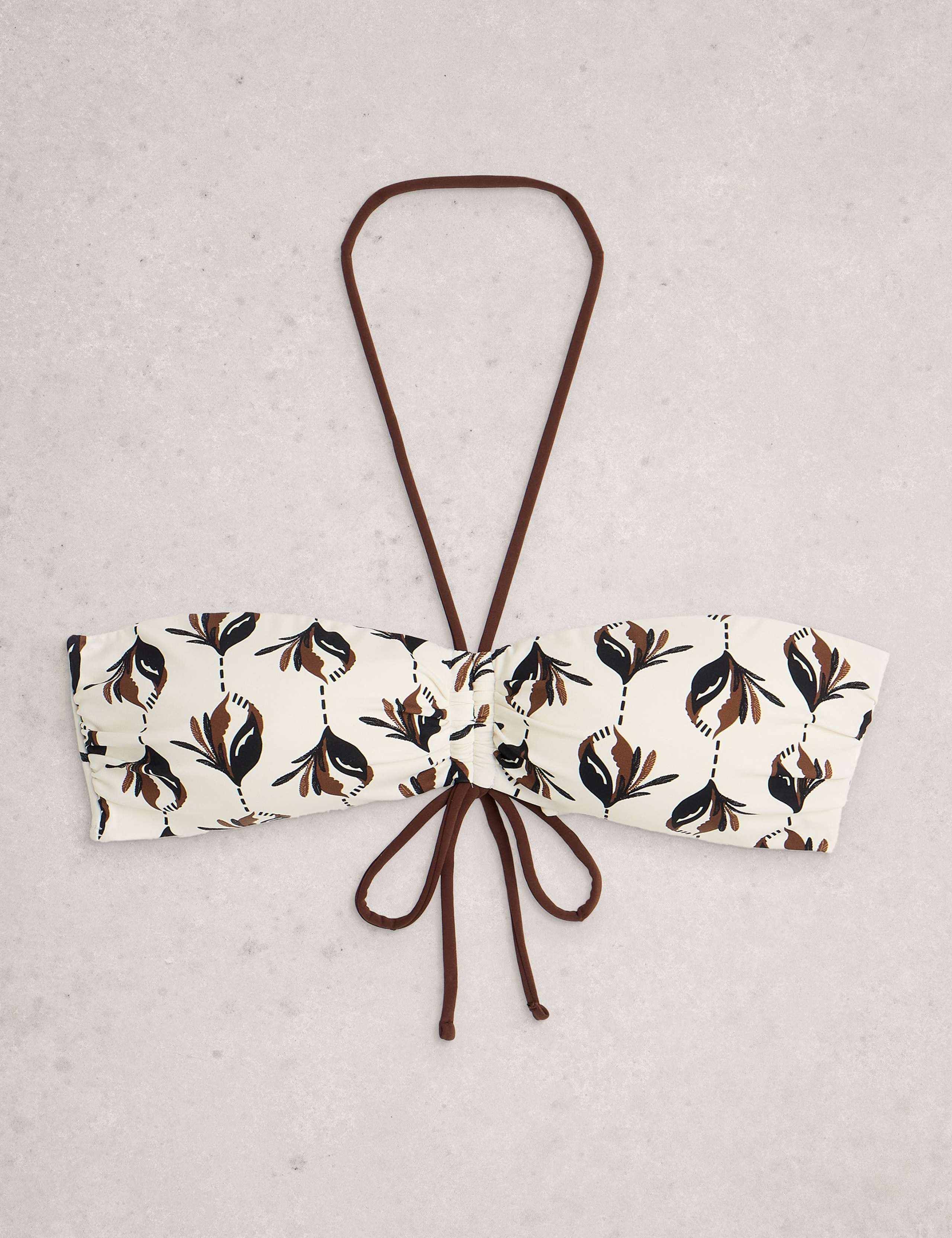Printed Halterneck Bikini Top 2 of 6