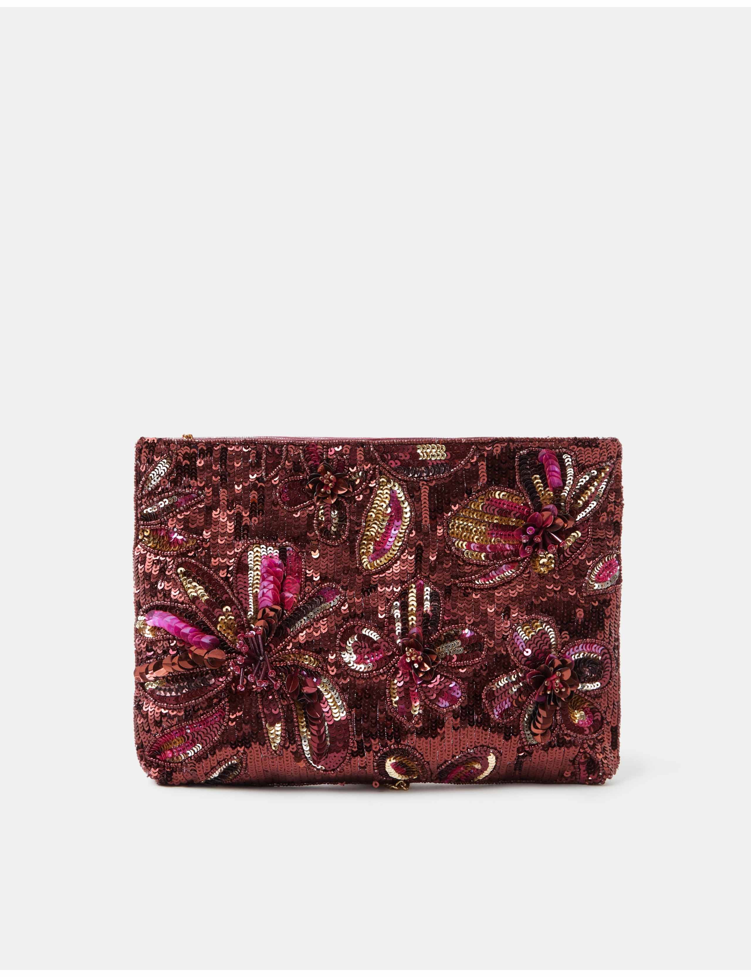 Floral Embellished Clutch Bag 2 of 5