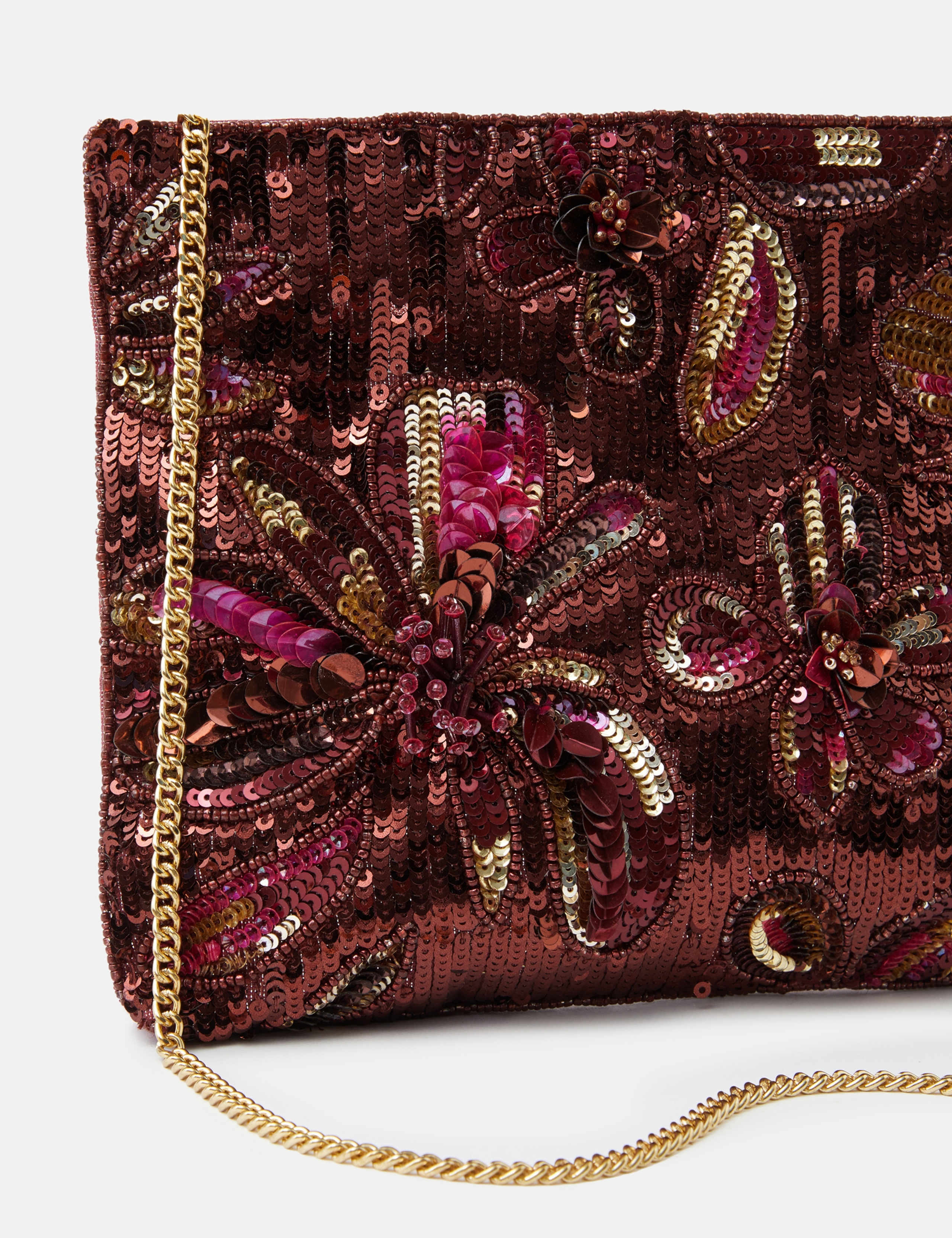 Floral Embellished Clutch Bag 5 of 5