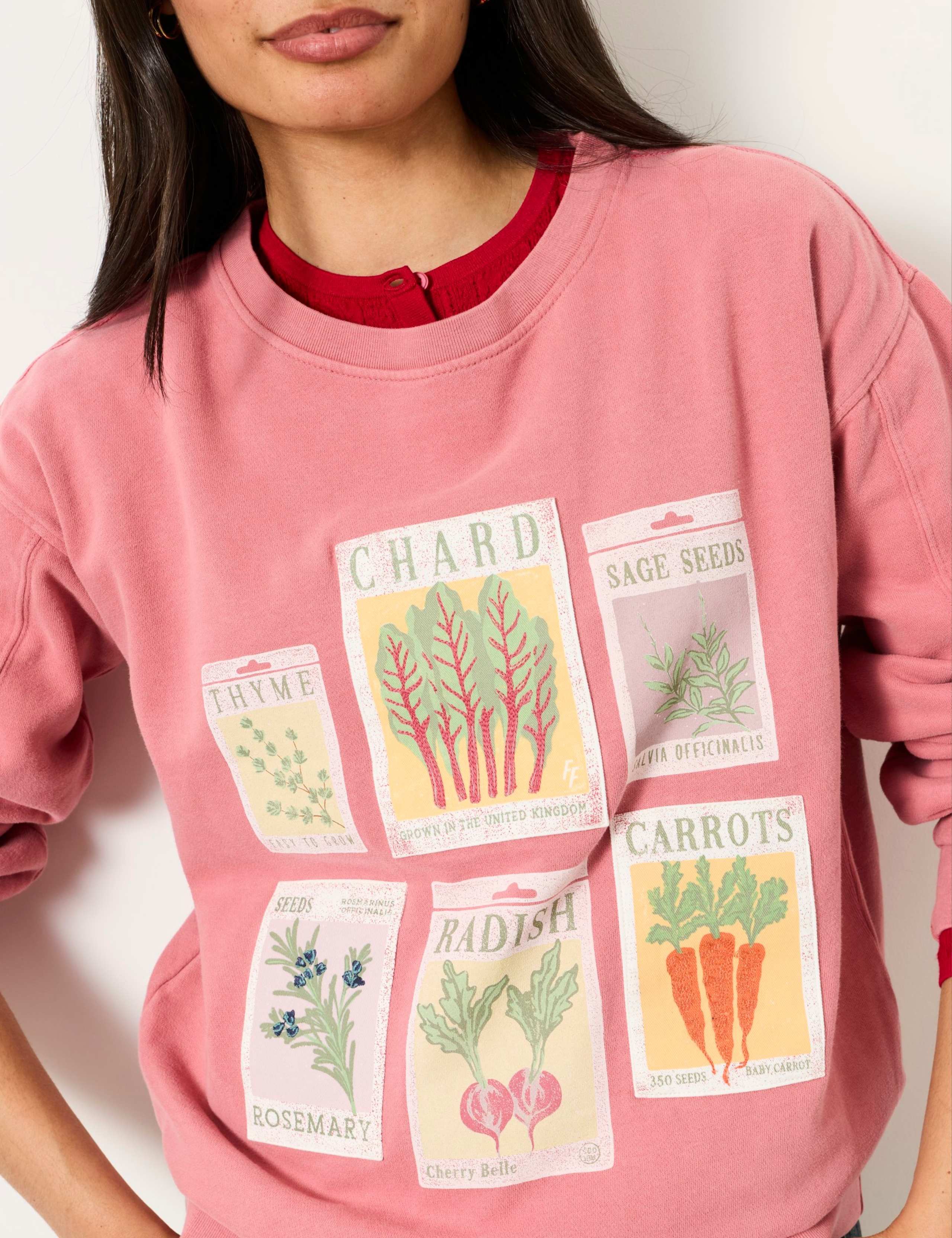 Pure Cotton Graphic Sweatshirt 5 of 6