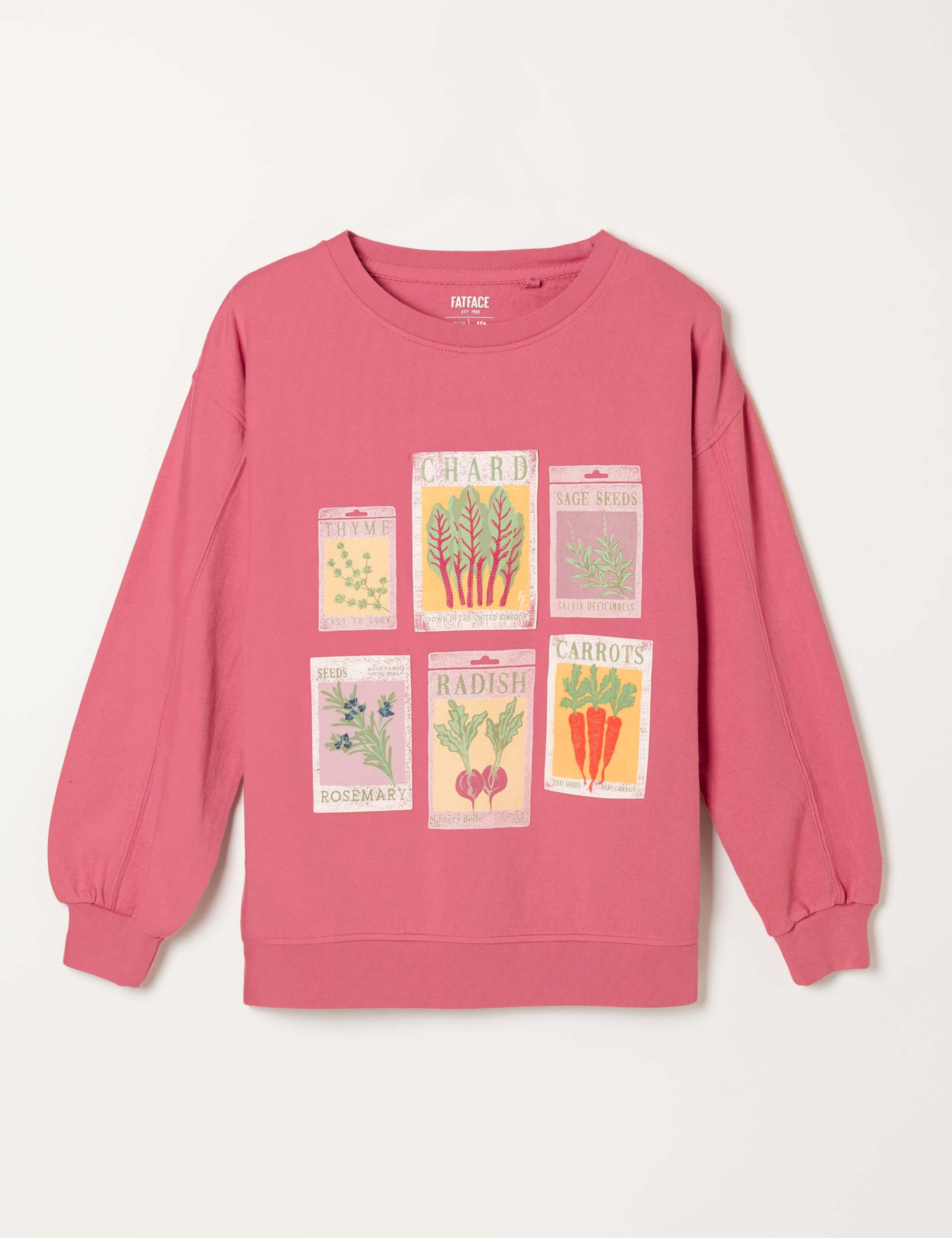 Pure Cotton Graphic Sweatshirt 2 of 6
