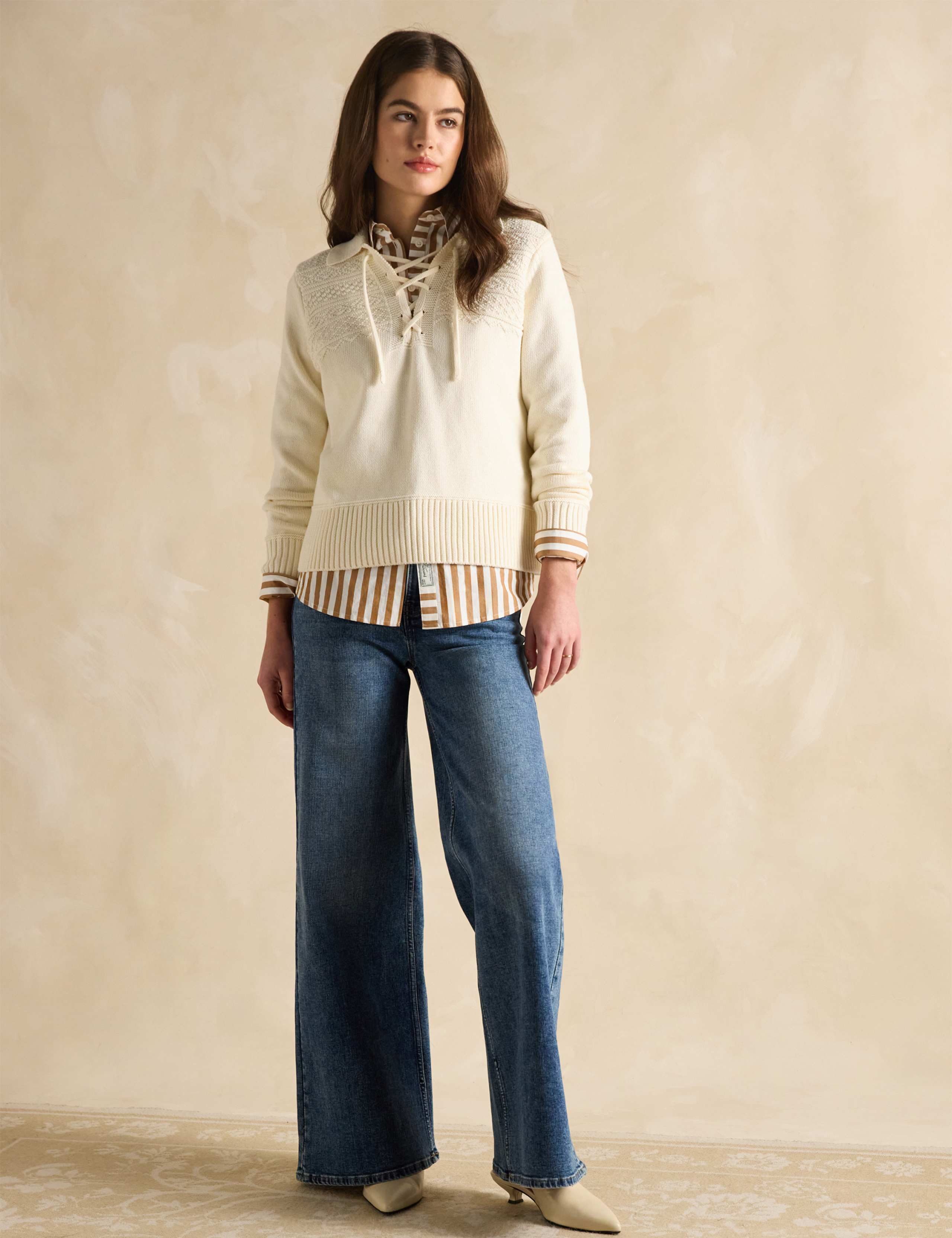 Pure Cotton Collared Jumper 3 of 6