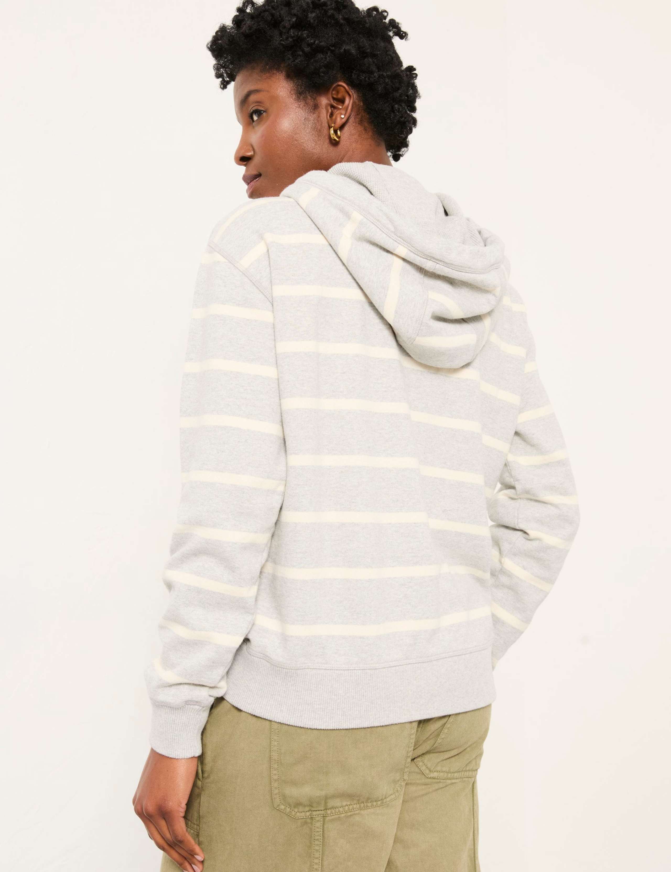 Pure Cotton Striped Hoodie 5 of 6