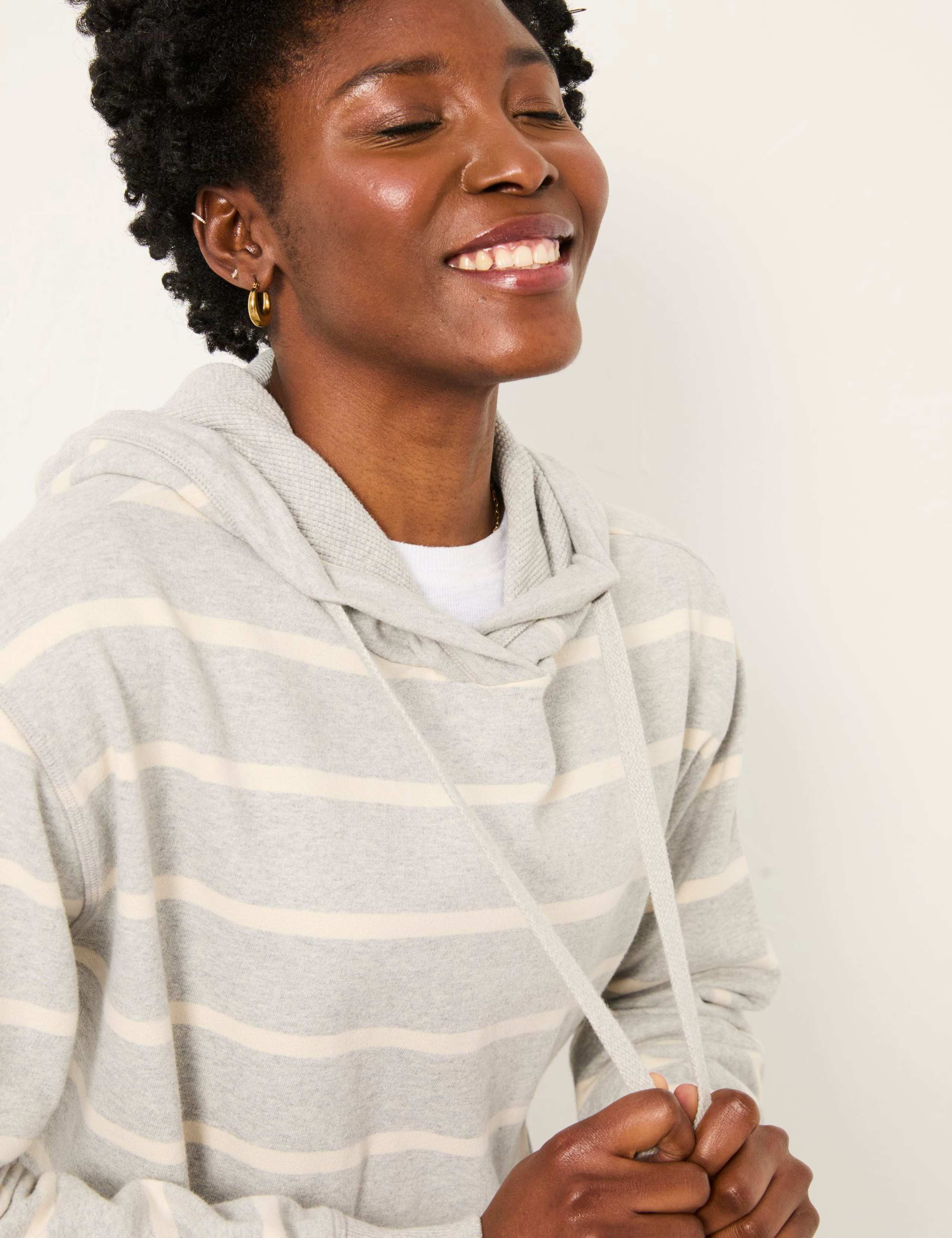 Pure Cotton Striped Hoodie 6 of 6