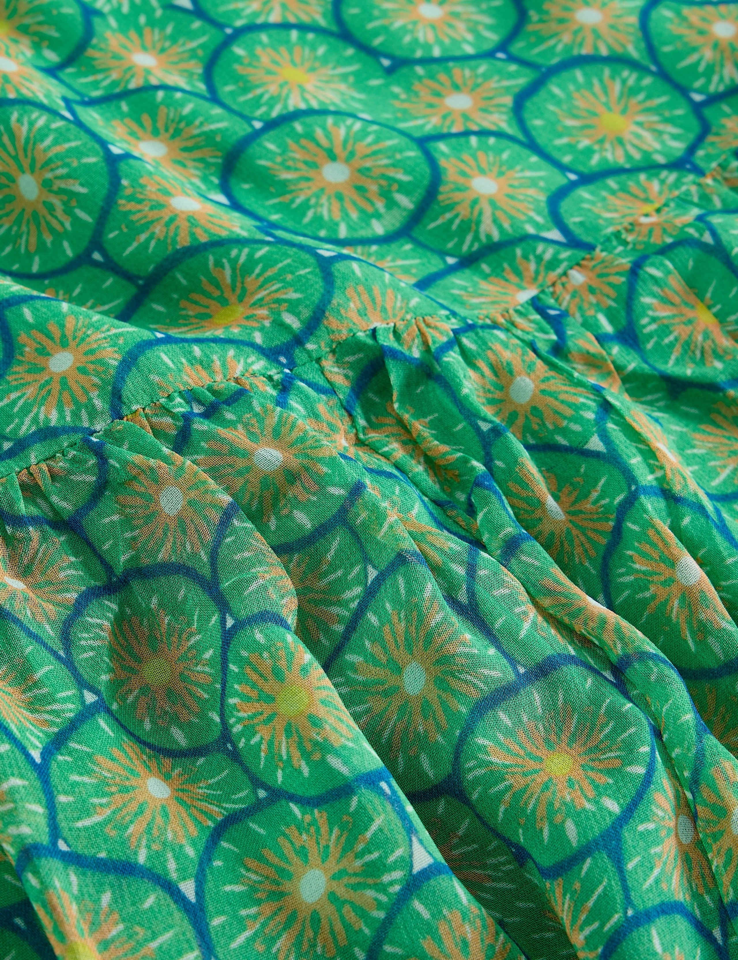 Printed Midaxi Tiered Skirt 6 of 6