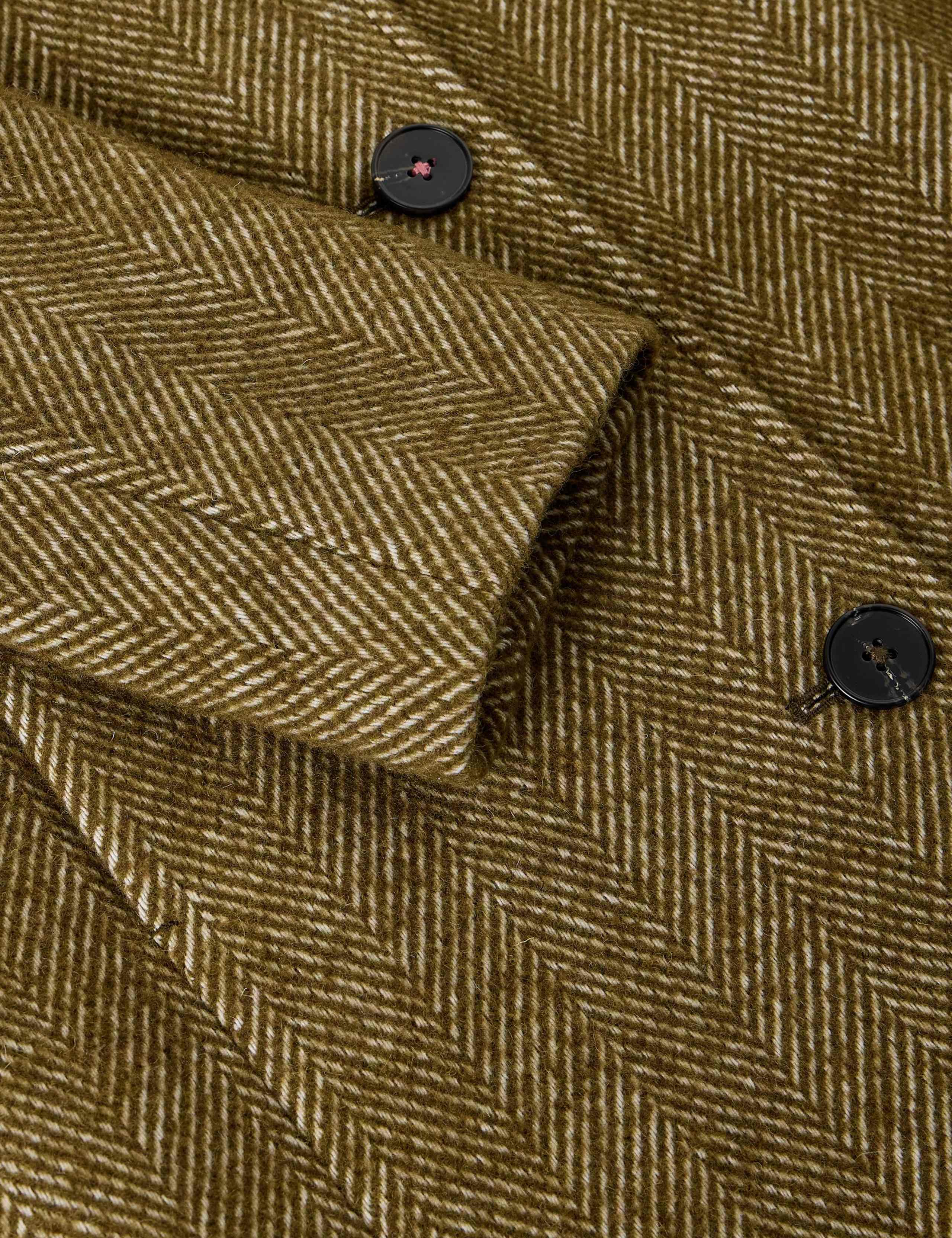 Tweed Printed Funnel Neck Coat 6 of 6