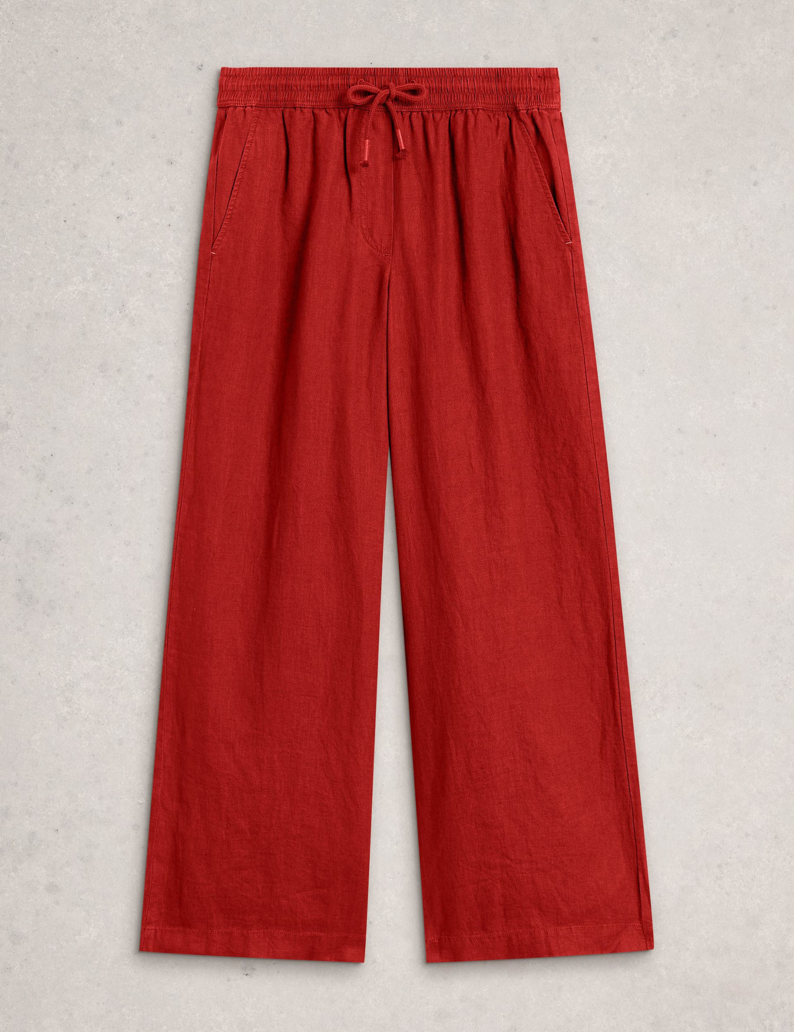 Pure Linen Printed Wide Leg Trousers 2 of 6