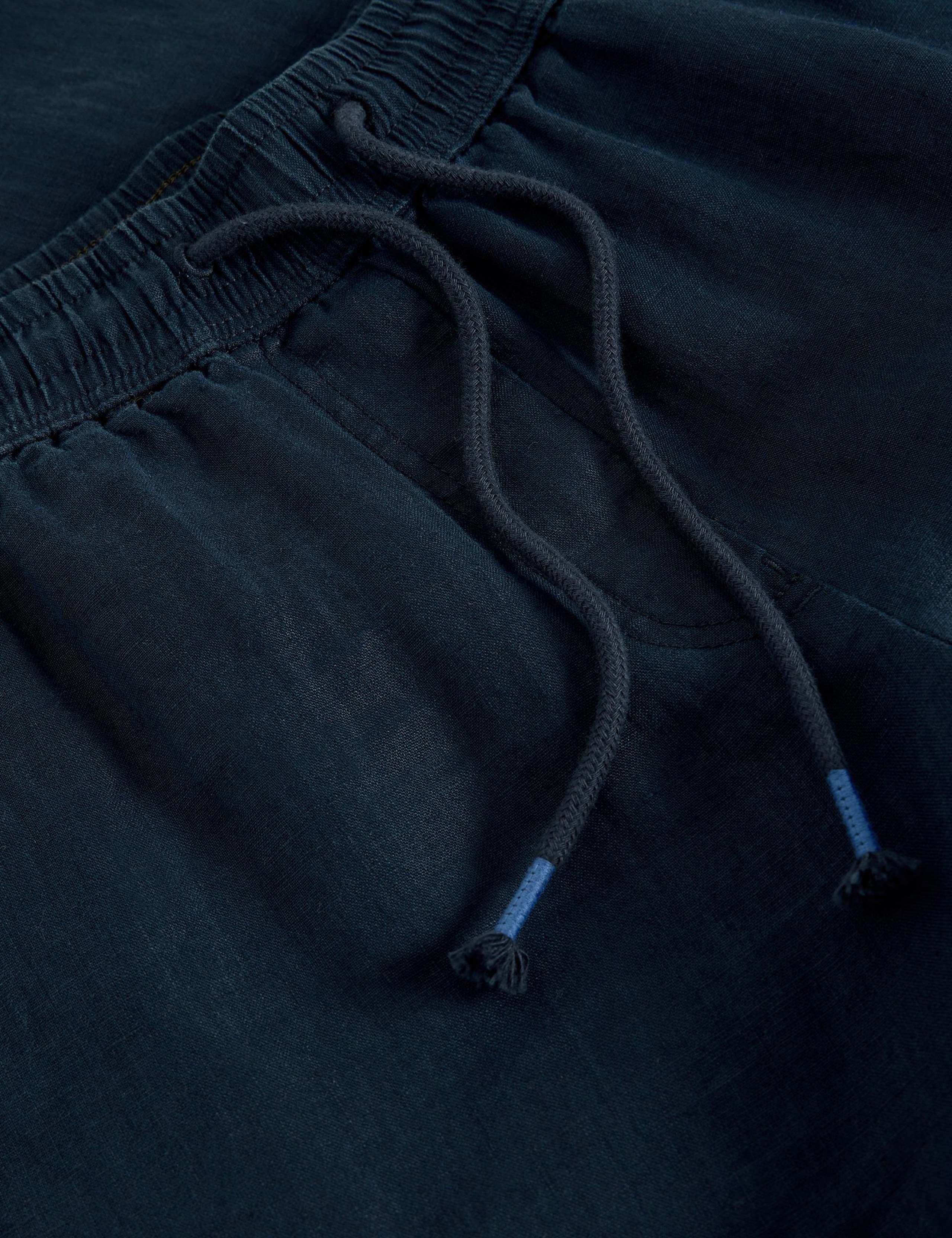 Pure Linen Printed Wide Leg Trousers 5 of 6