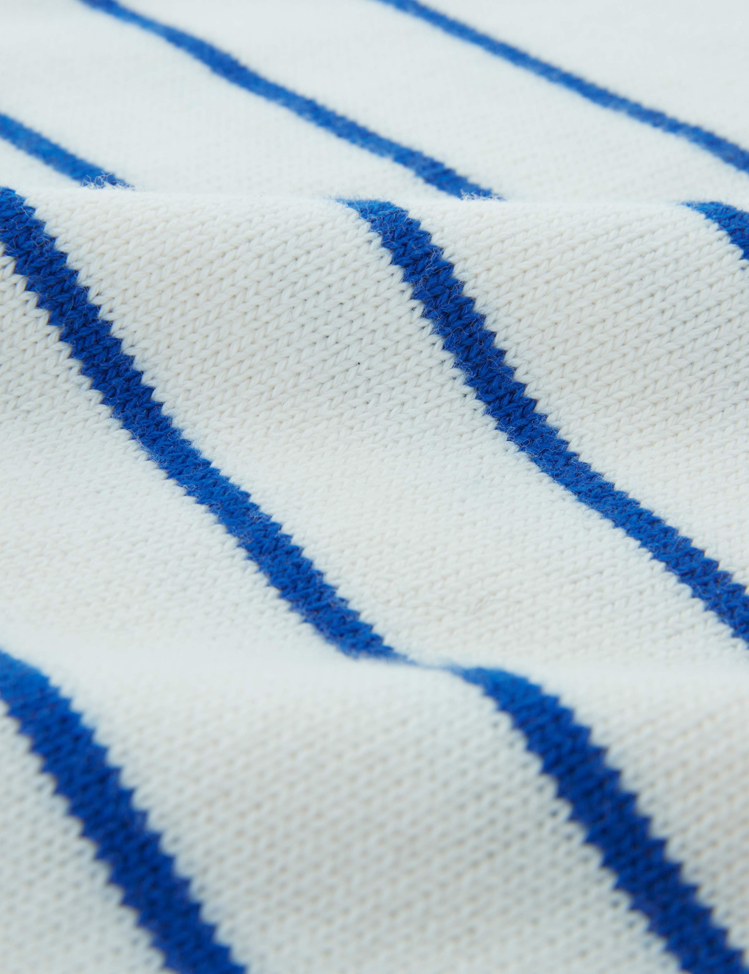 Pure Merino Wool Striped V-Neck Jumper 6 of 6