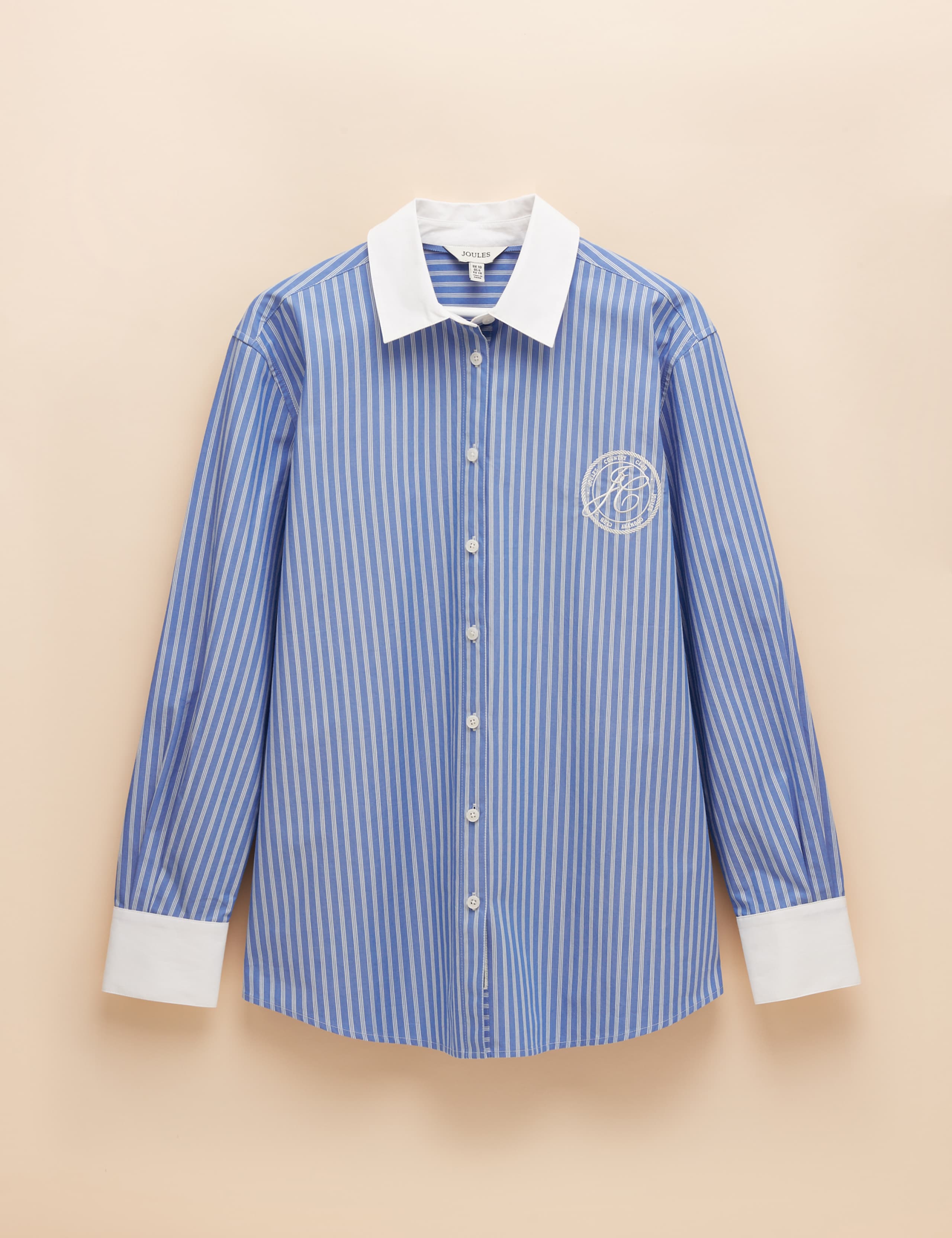 Pure Cotton Striped Collared Relaxed Shirt 2 of 7