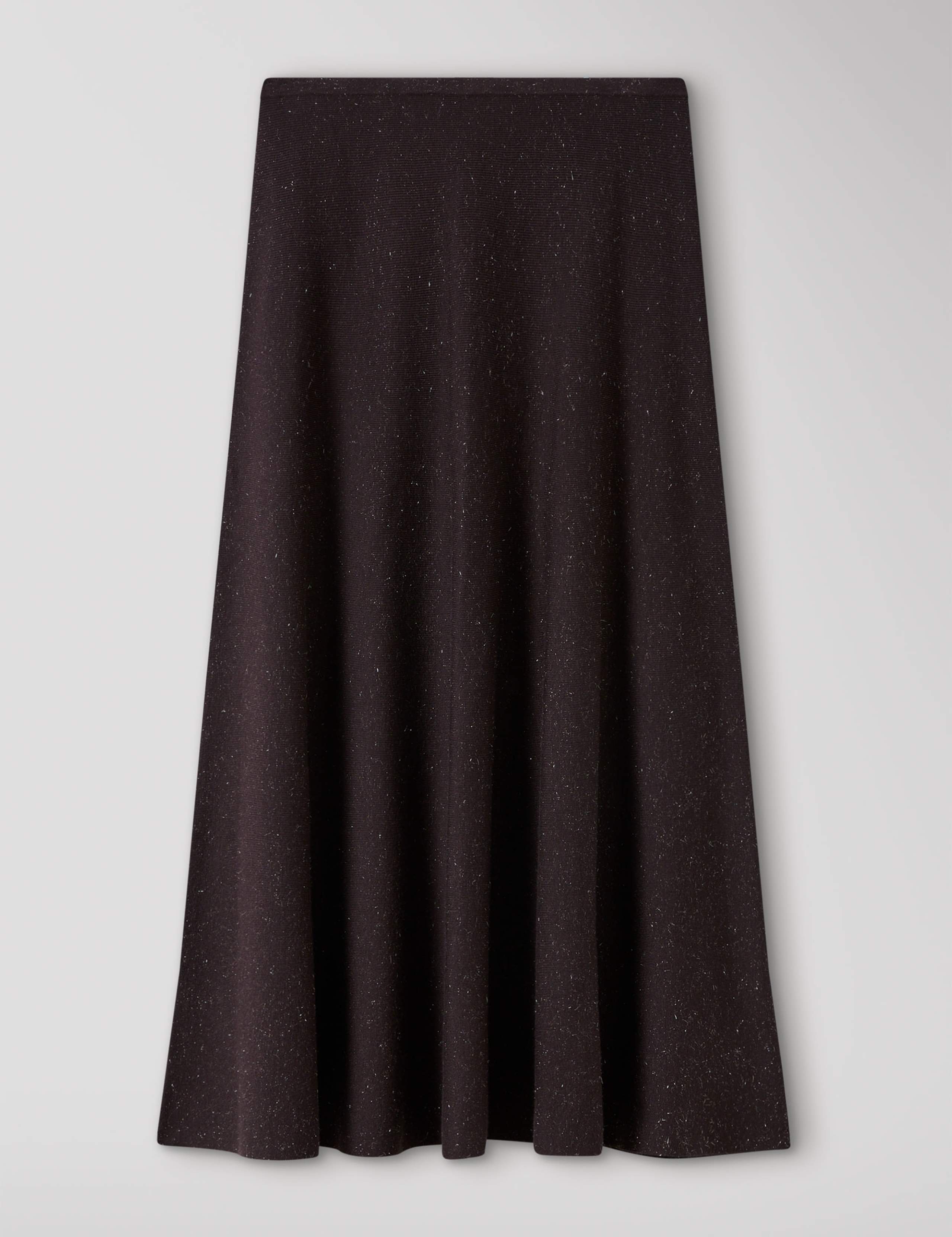 Sparkly Knitted Midi A Line Skirt 2 of 5