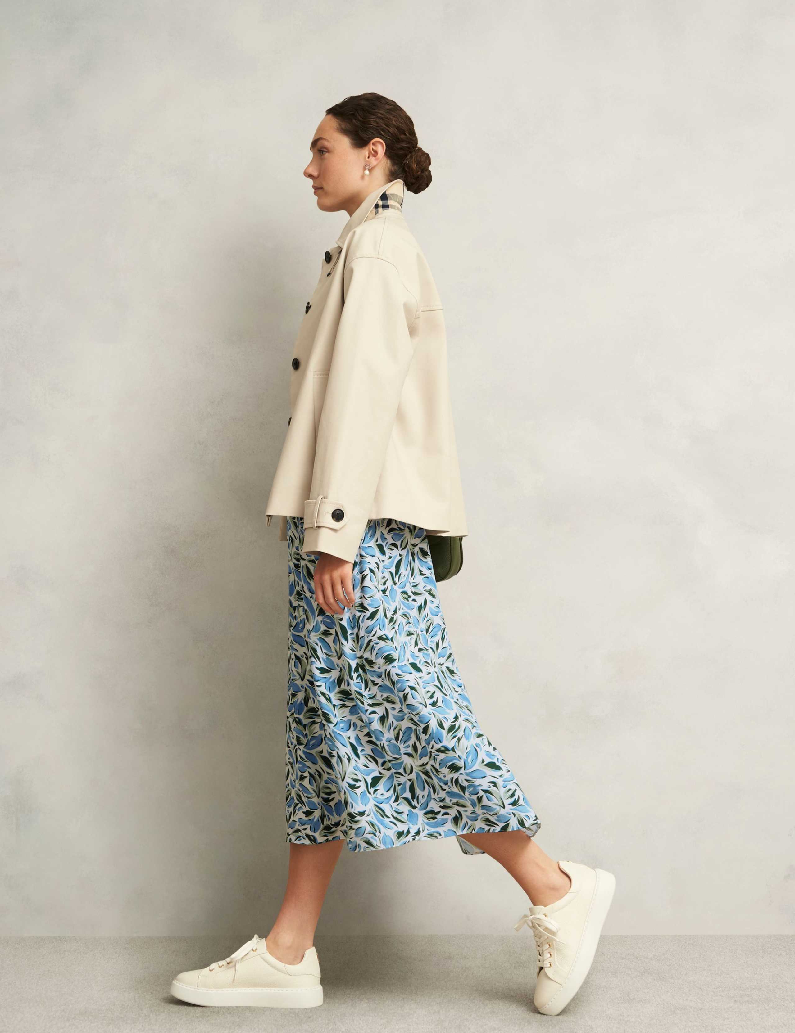 Floral V-Neck Midi Tea Dress 7 of 7