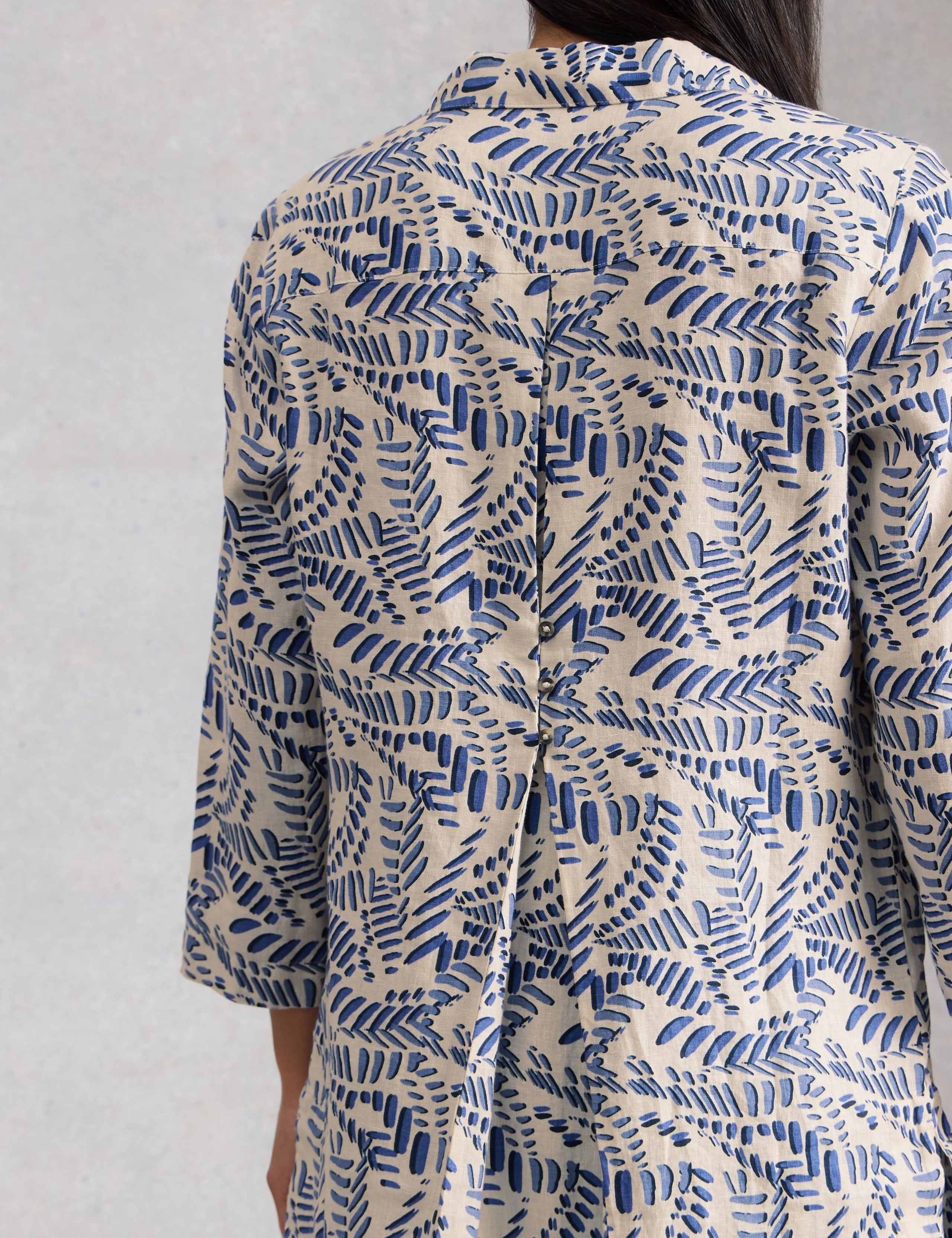 Pure Linen Printed Tunic 3 of 6