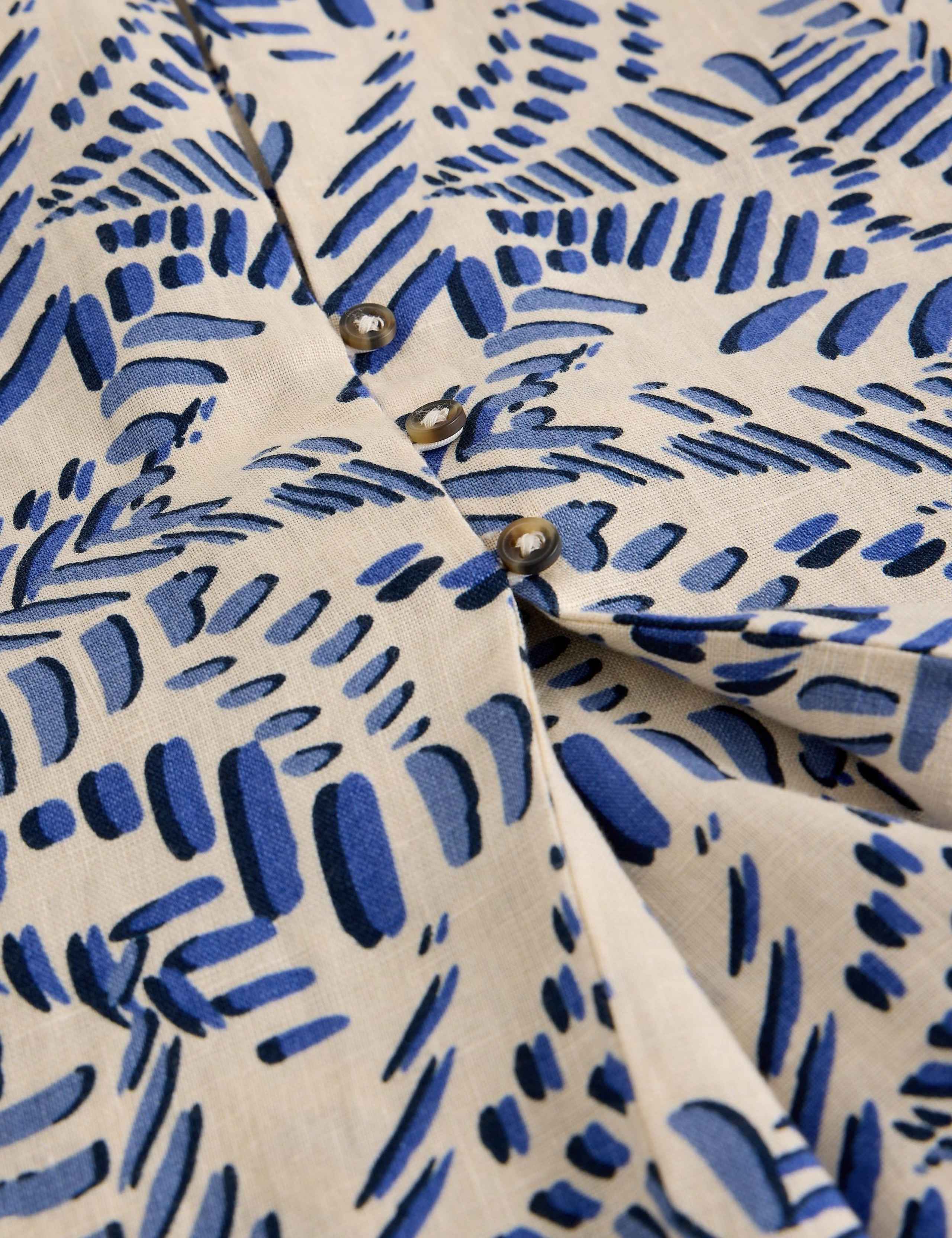 Pure Linen Printed Tunic 5 of 6