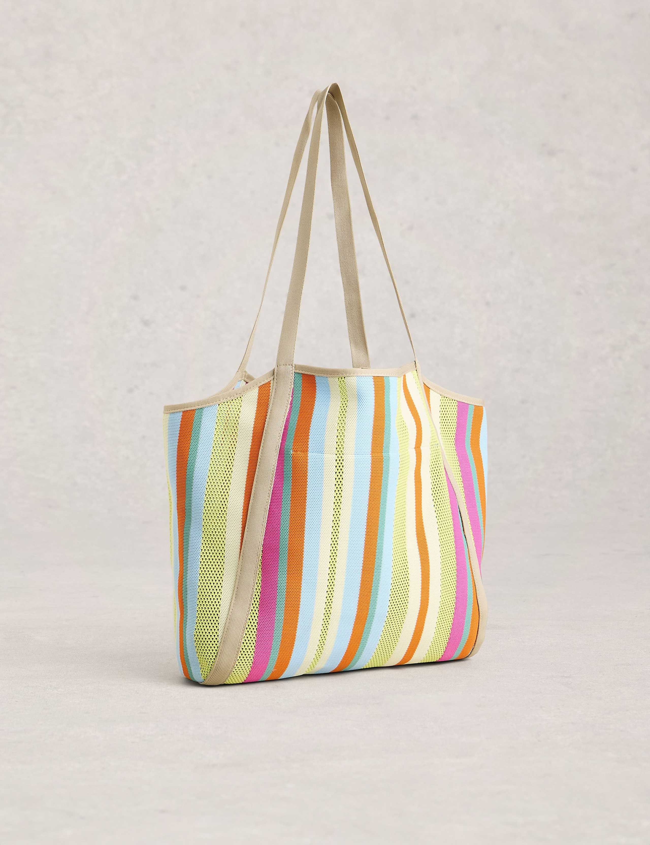Mesh Striped Shoulder Bag 3 of 4