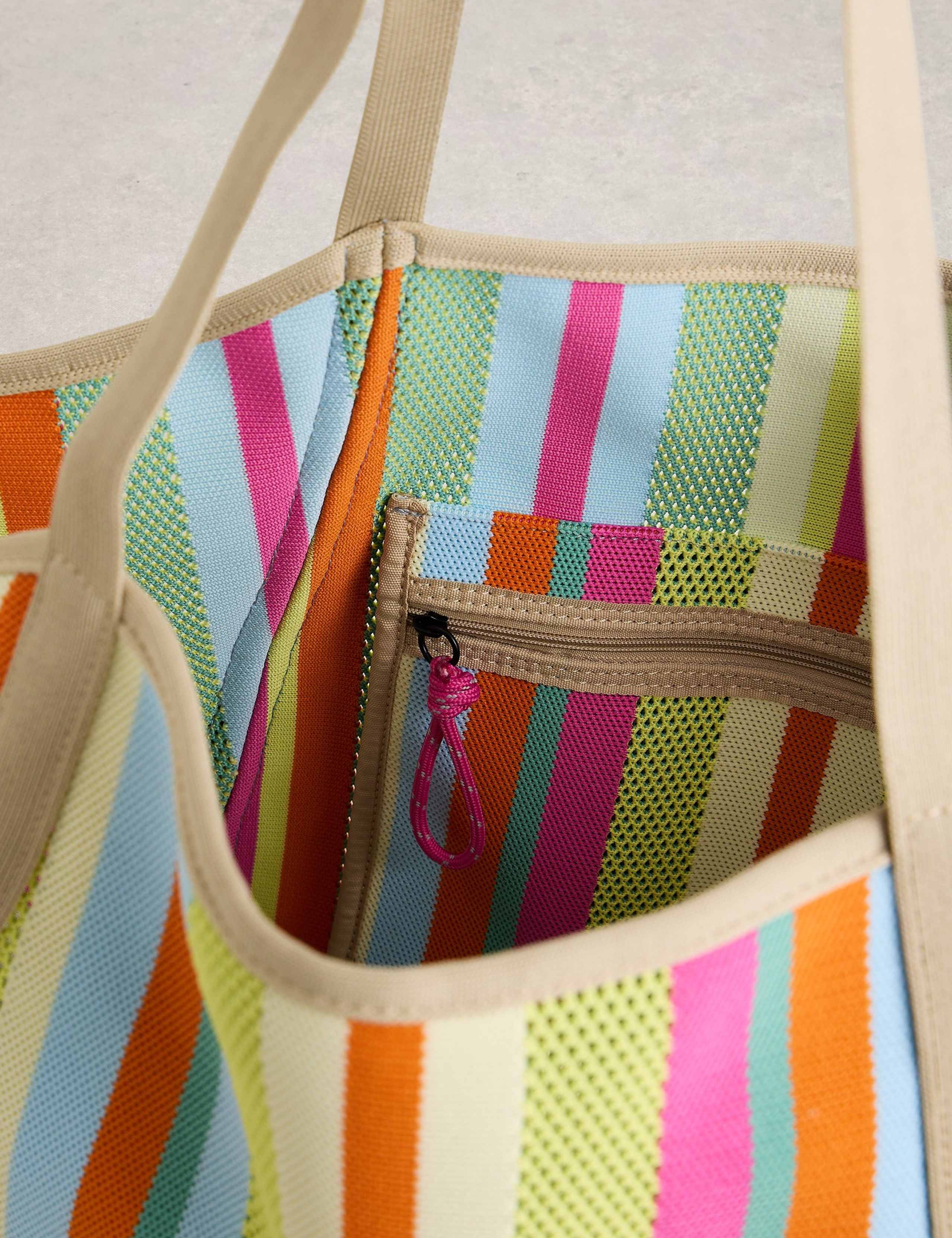 Mesh Striped Shoulder Bag 4 of 4
