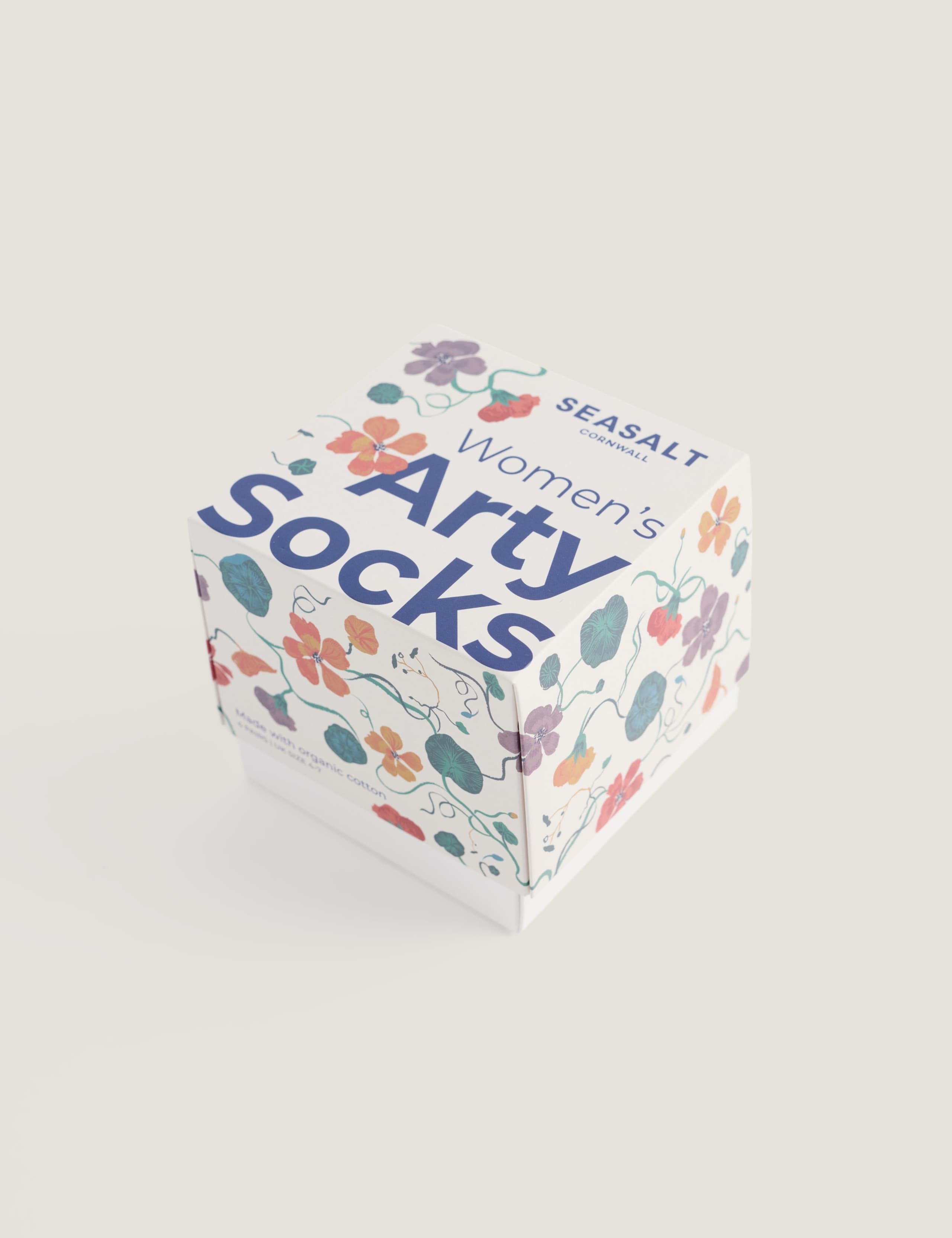 4 Pack Cotton Rich Floral Ankle High Socks 2 of 3