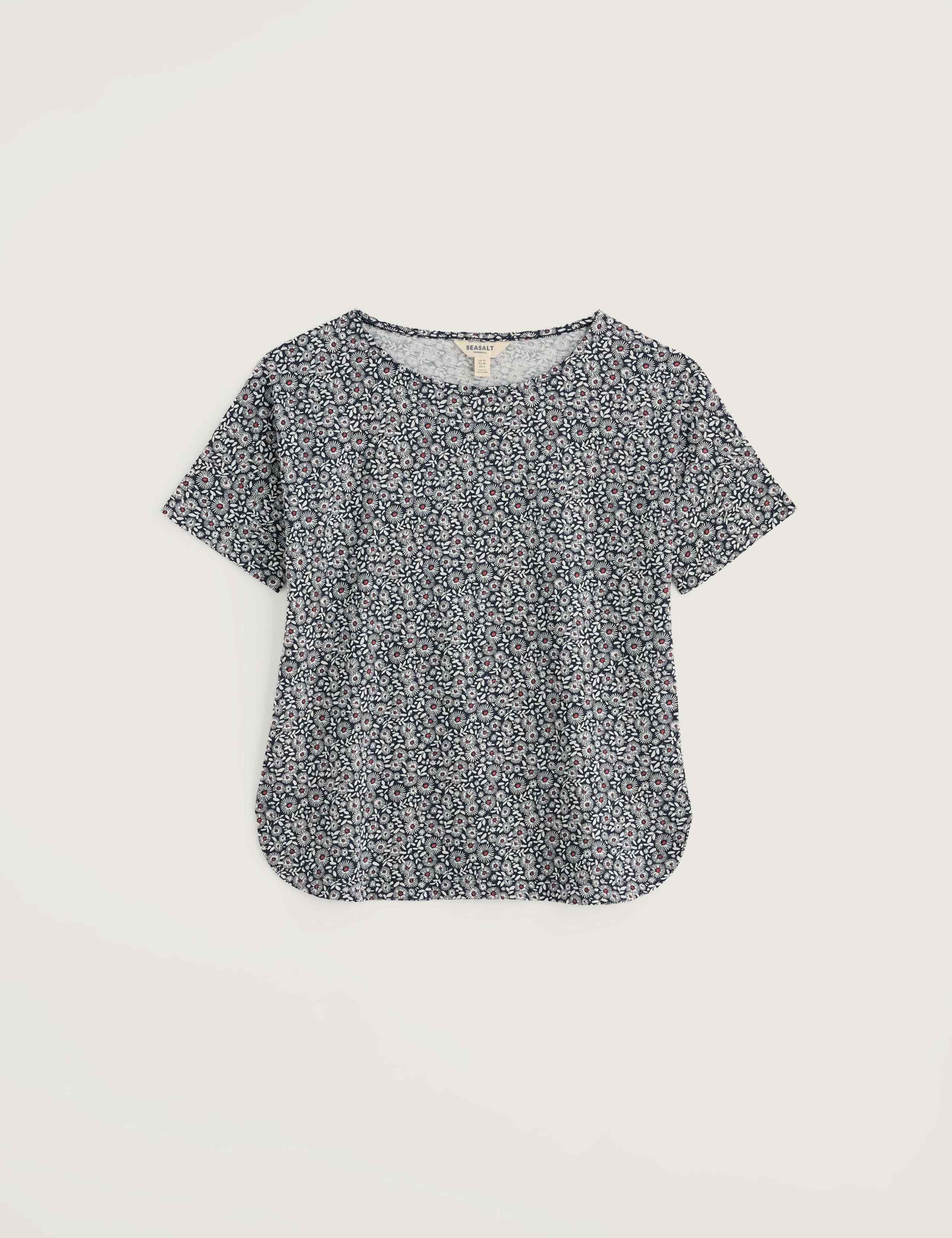 Pure Cotton Floral T-Shirt 2 of 5