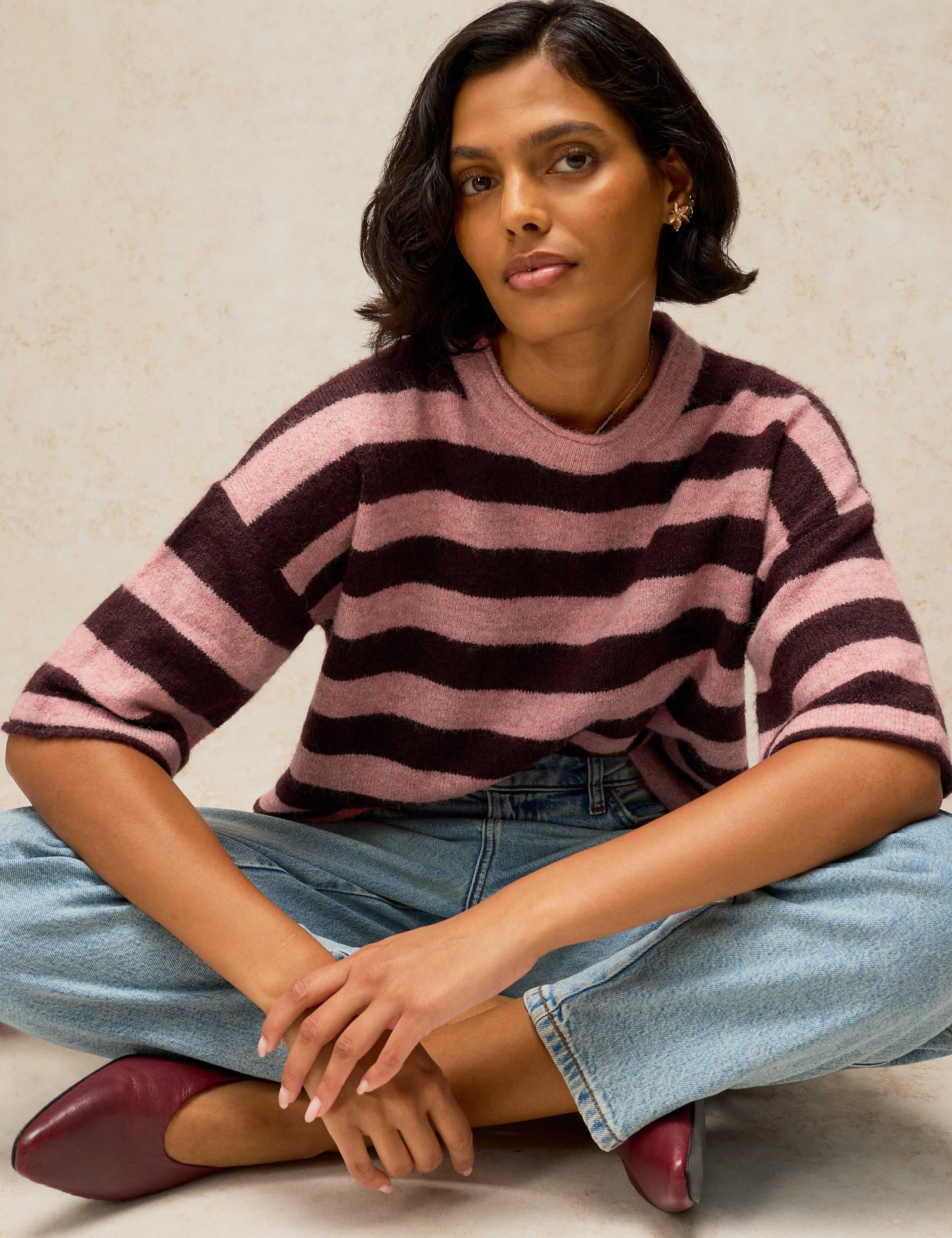 Kate Striped Knitted T-Shirt 1 of 6