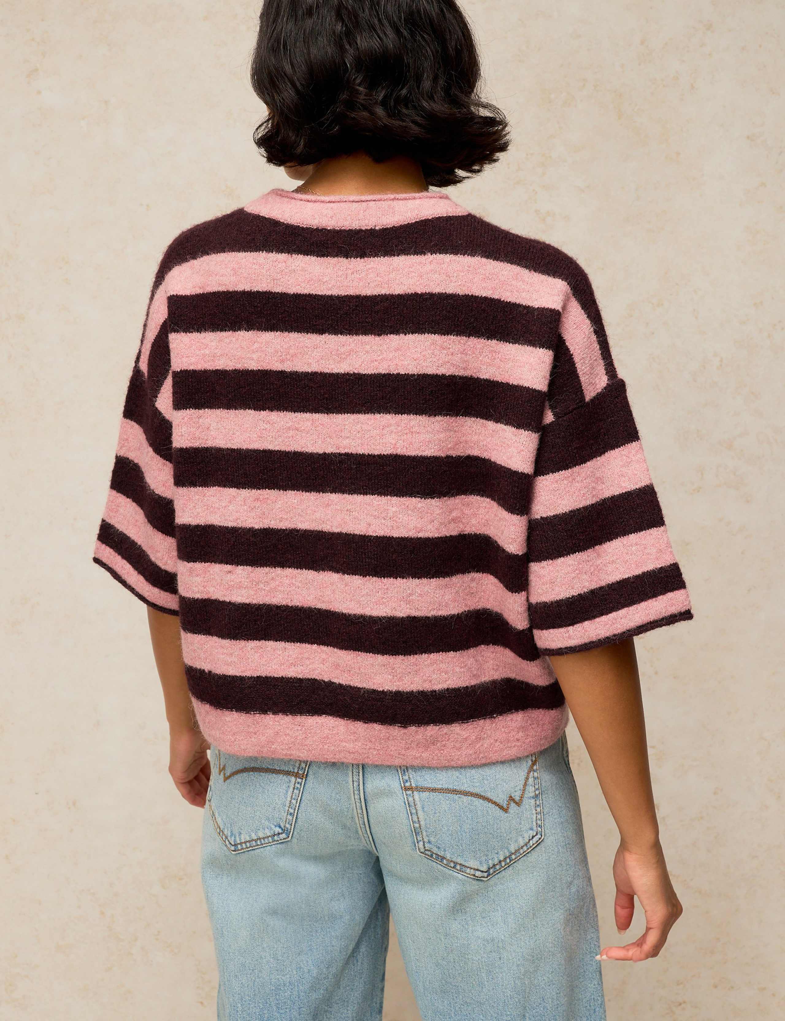 Kate Striped Knitted T-Shirt 3 of 6